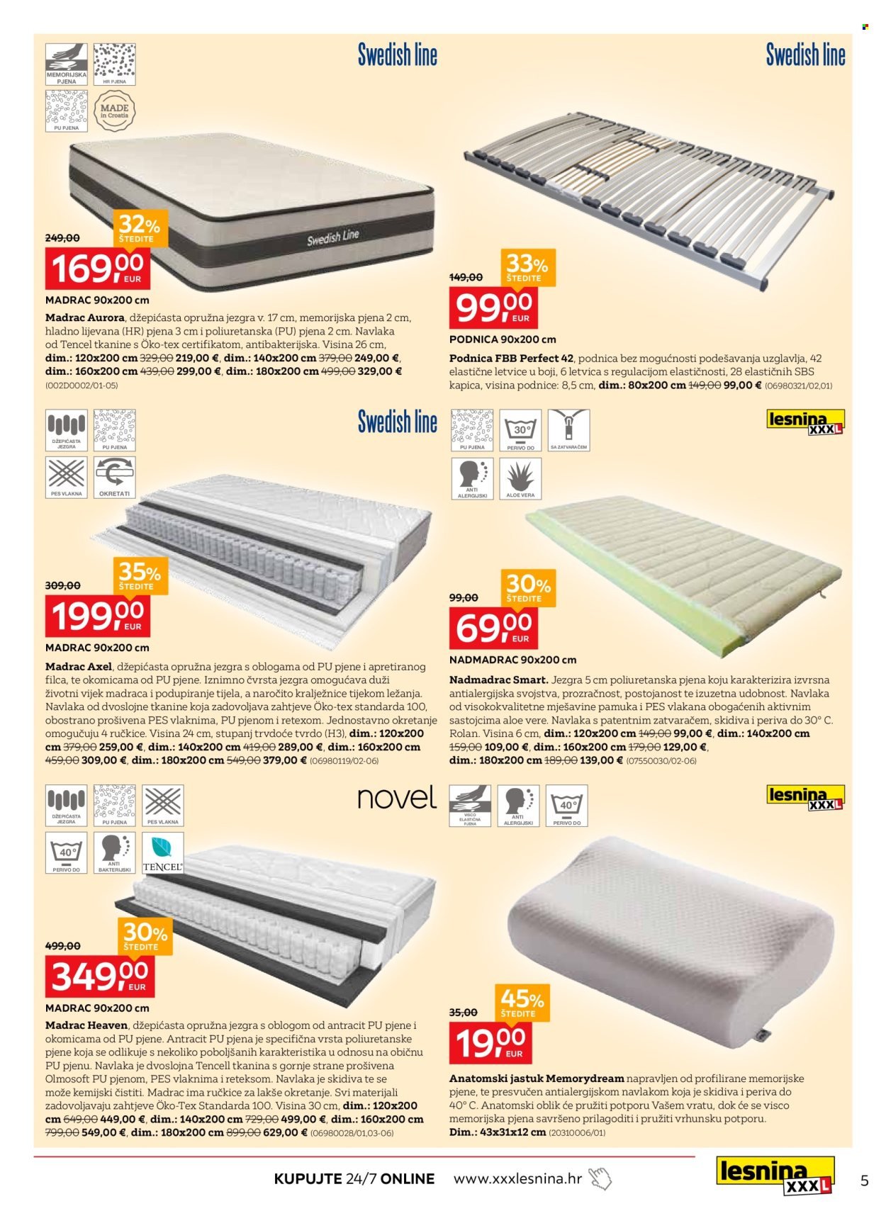 LESNINA katalog - Spavajte kao na oblacima