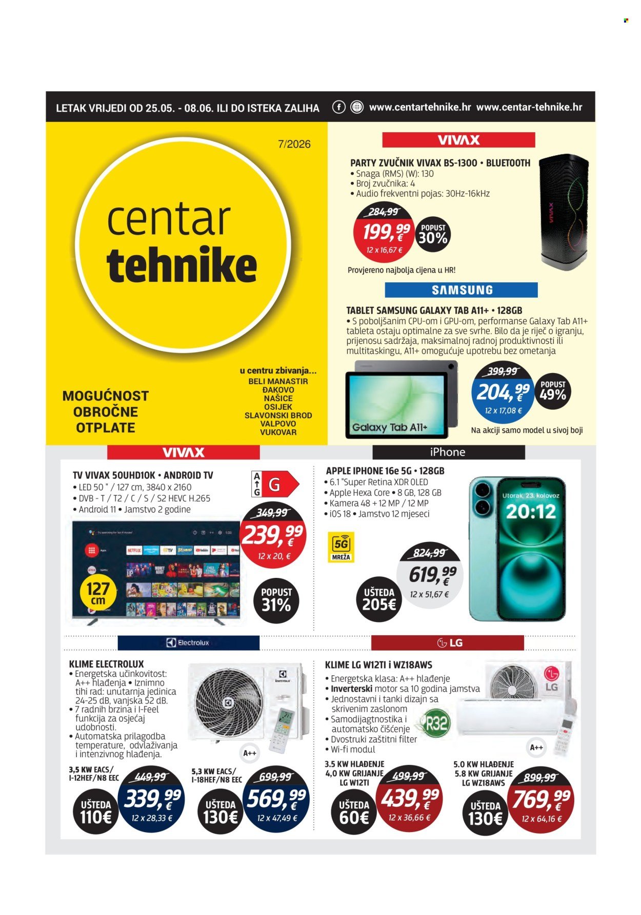 CENTAR TEHNIKE katalog - Od ponedeljka 25.05.2026.