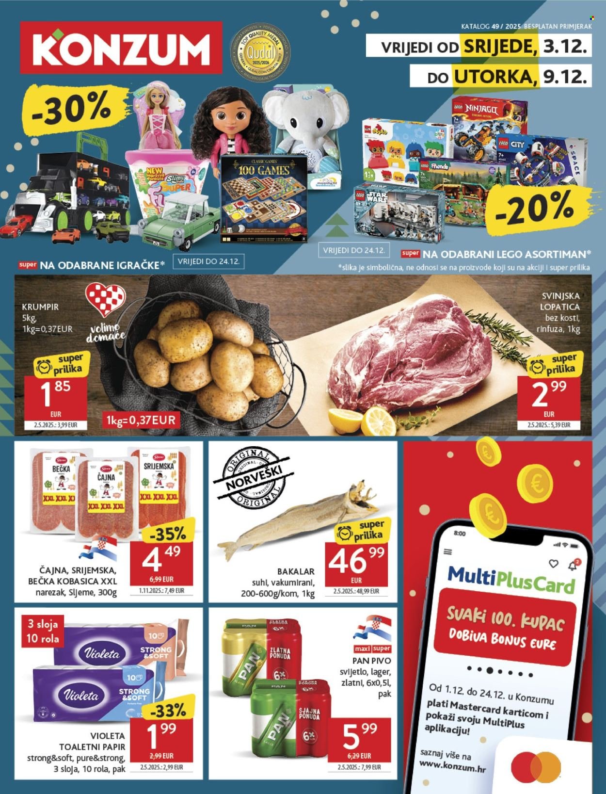 KONZUM katalog - Od srijede 03.12.2025.