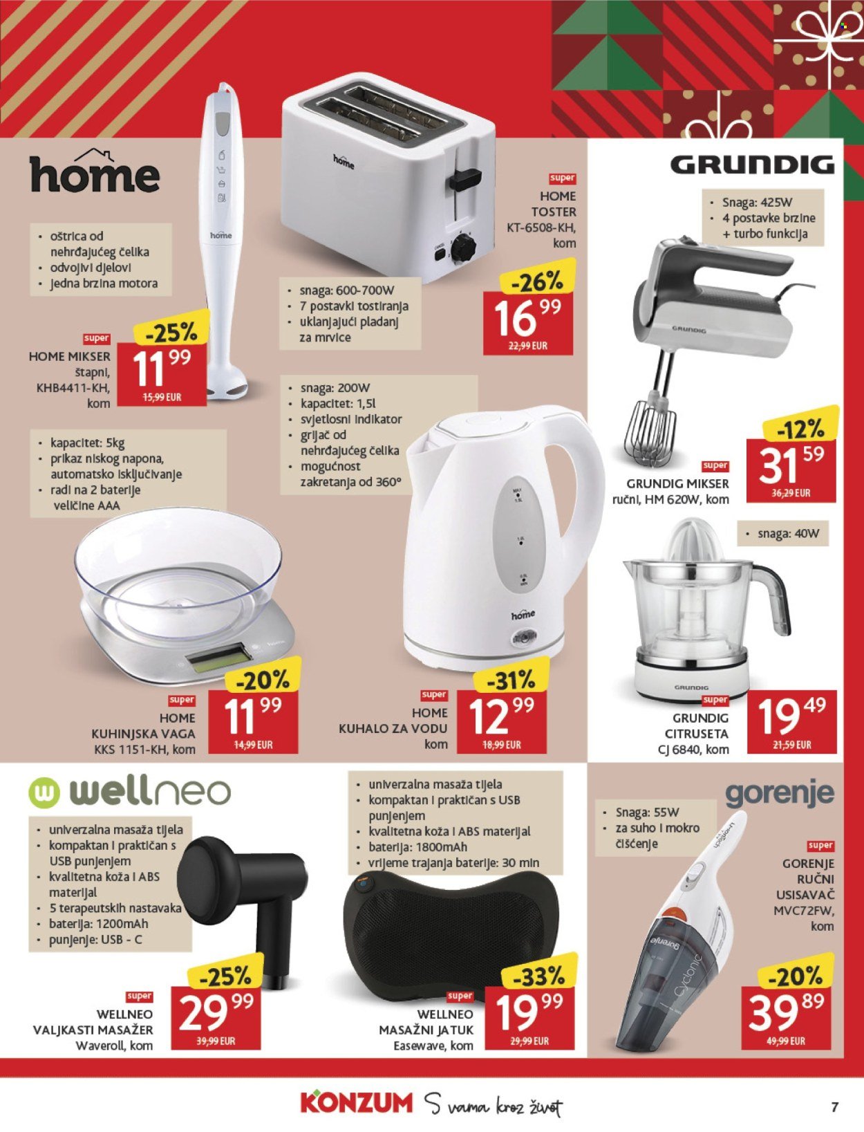 KONZUM katalog - Od srijede 03.12.2025.