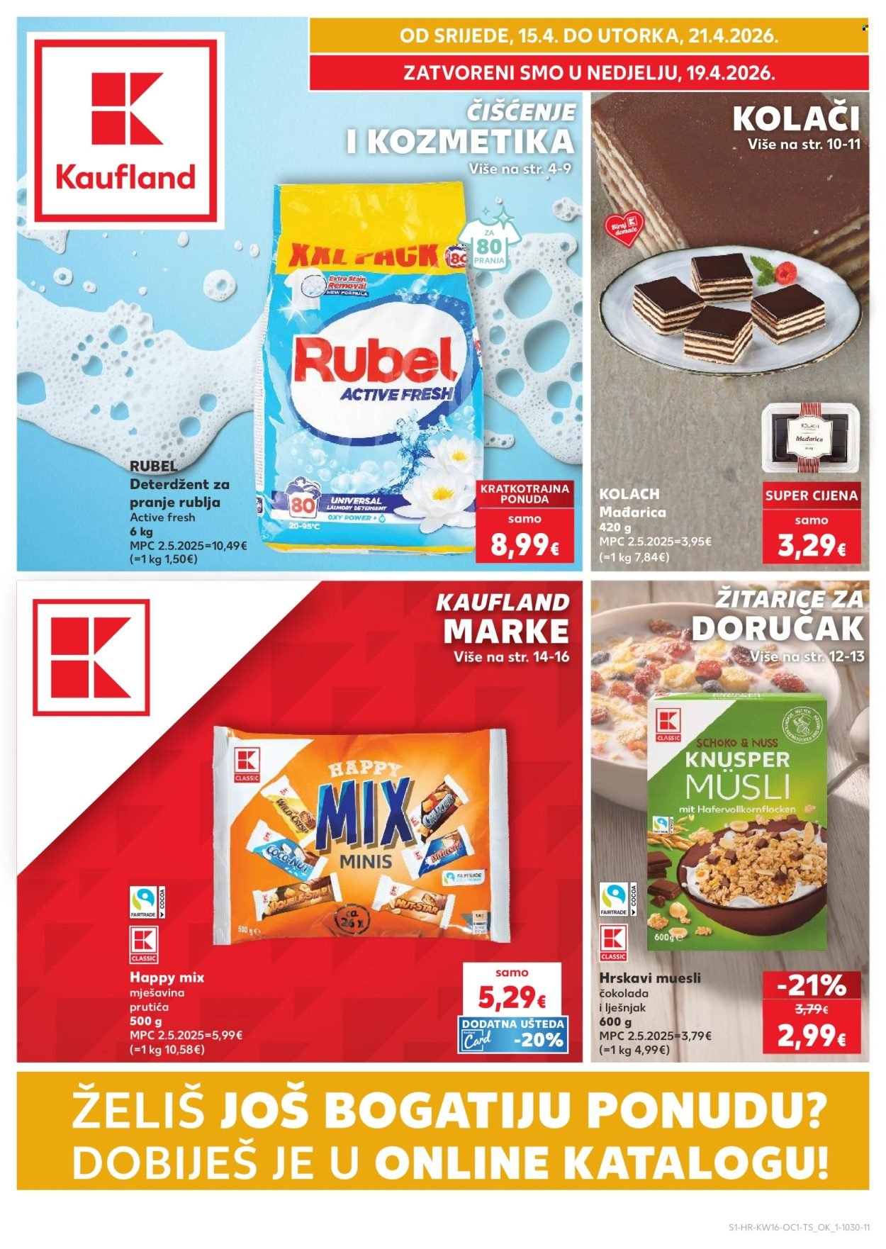 KAUFLAND katalog - Od srijede 15.04.2026.