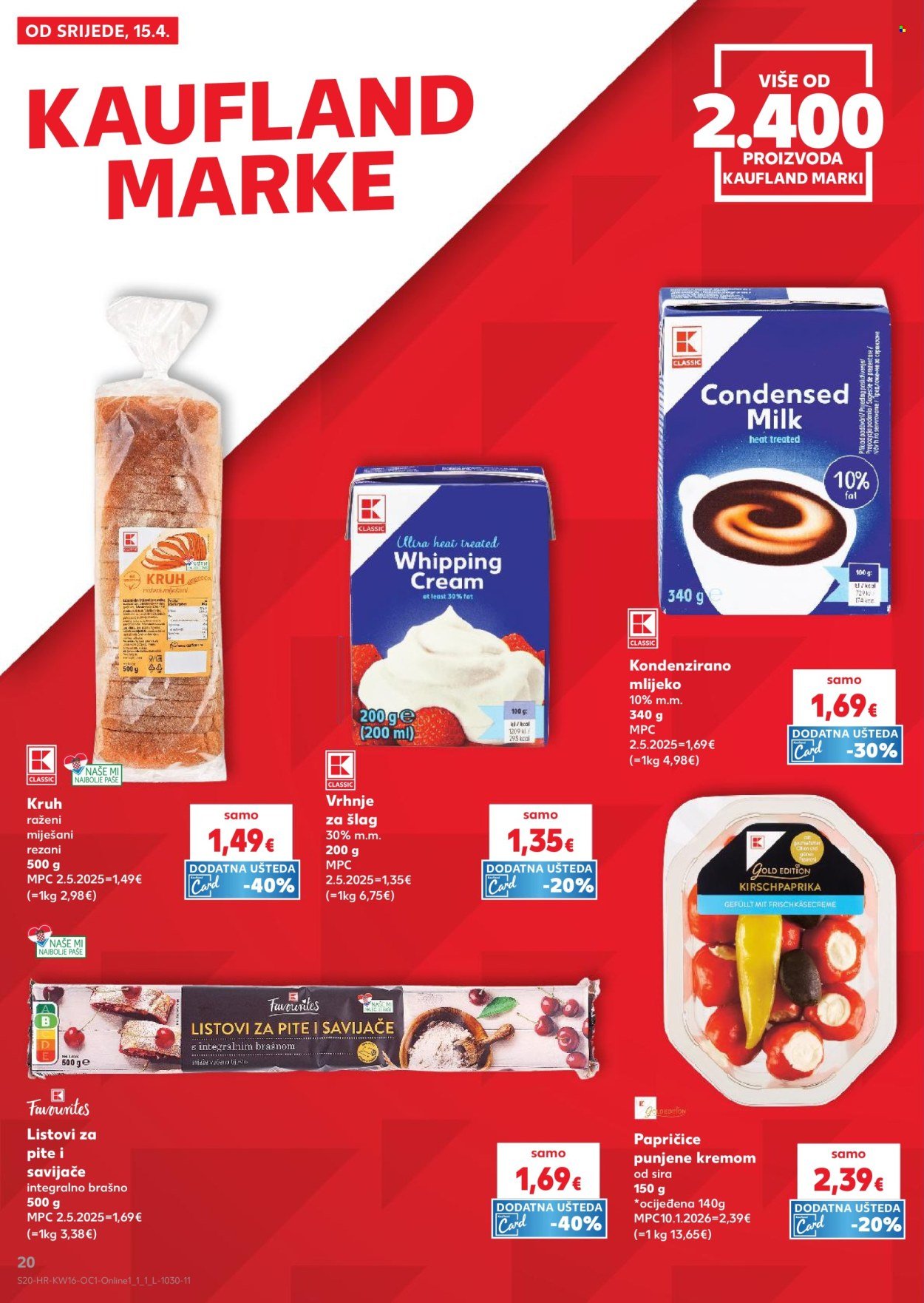 KAUFLAND katalog - Od srijede 15.04.2026.
