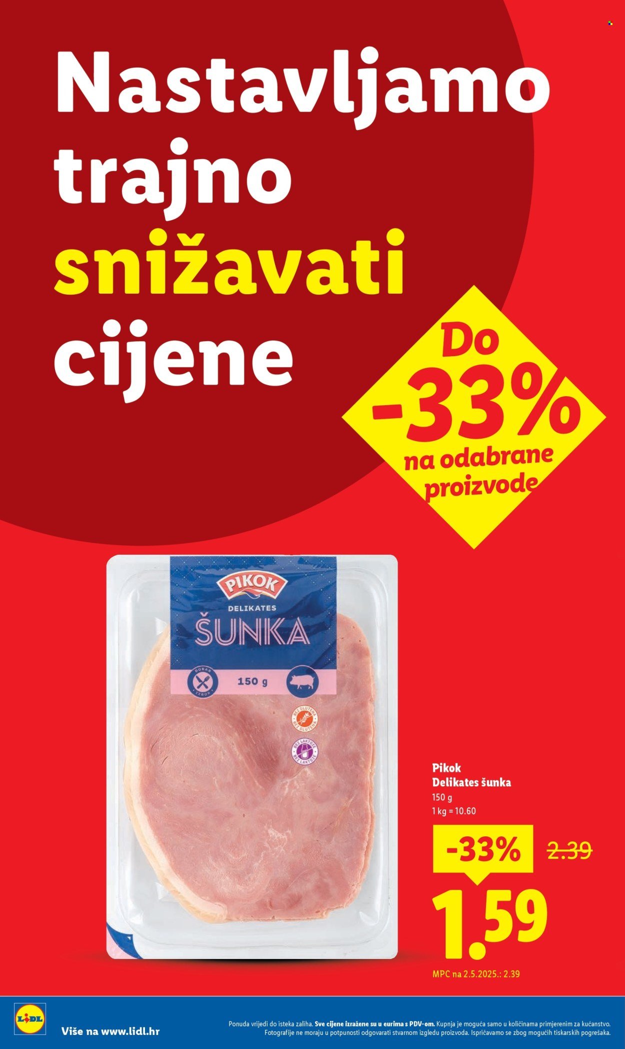 LIDL katalog - Nastavljamo trajno snižavati cijene