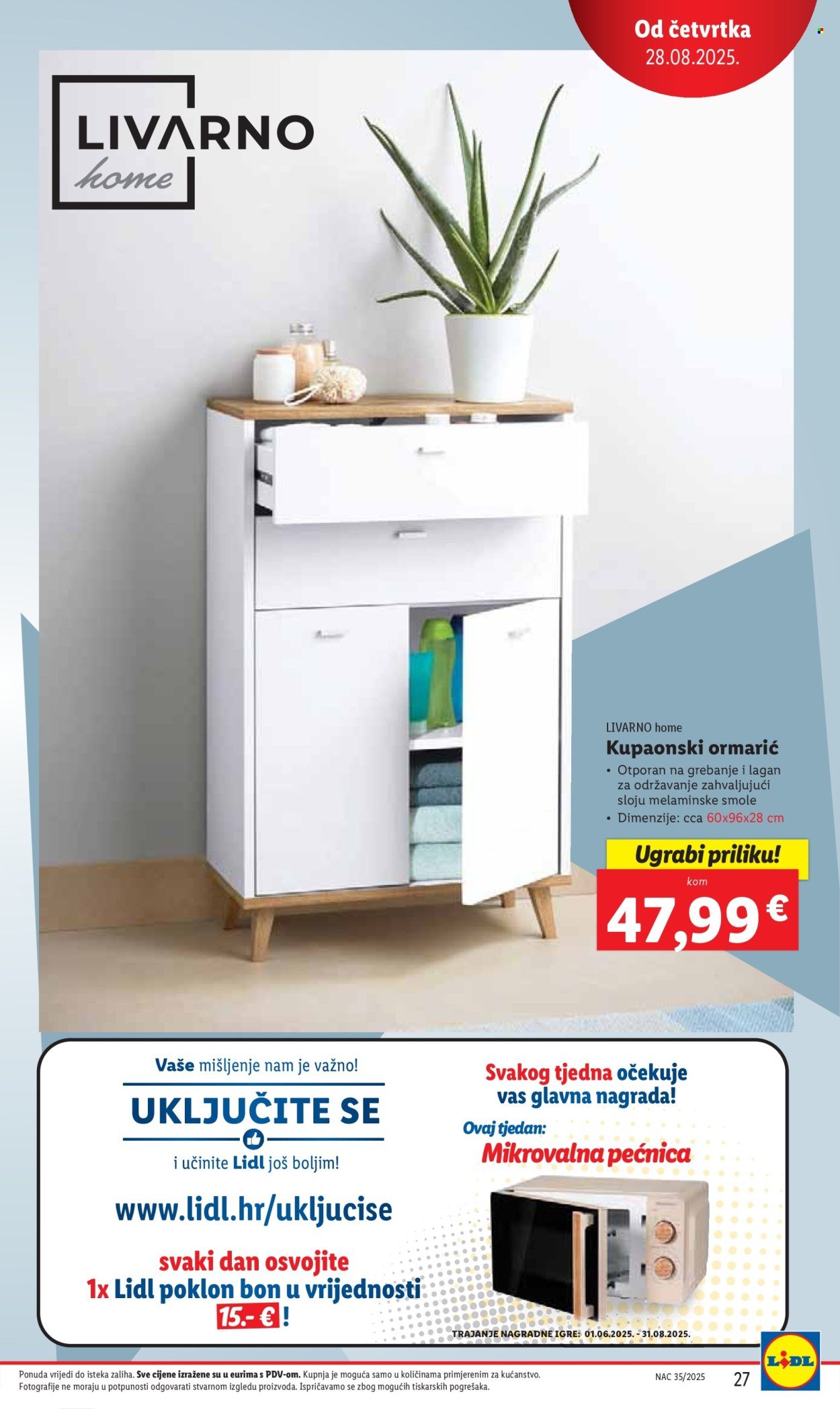 LIDL katalog - Od četvrtka 28.08.2025.