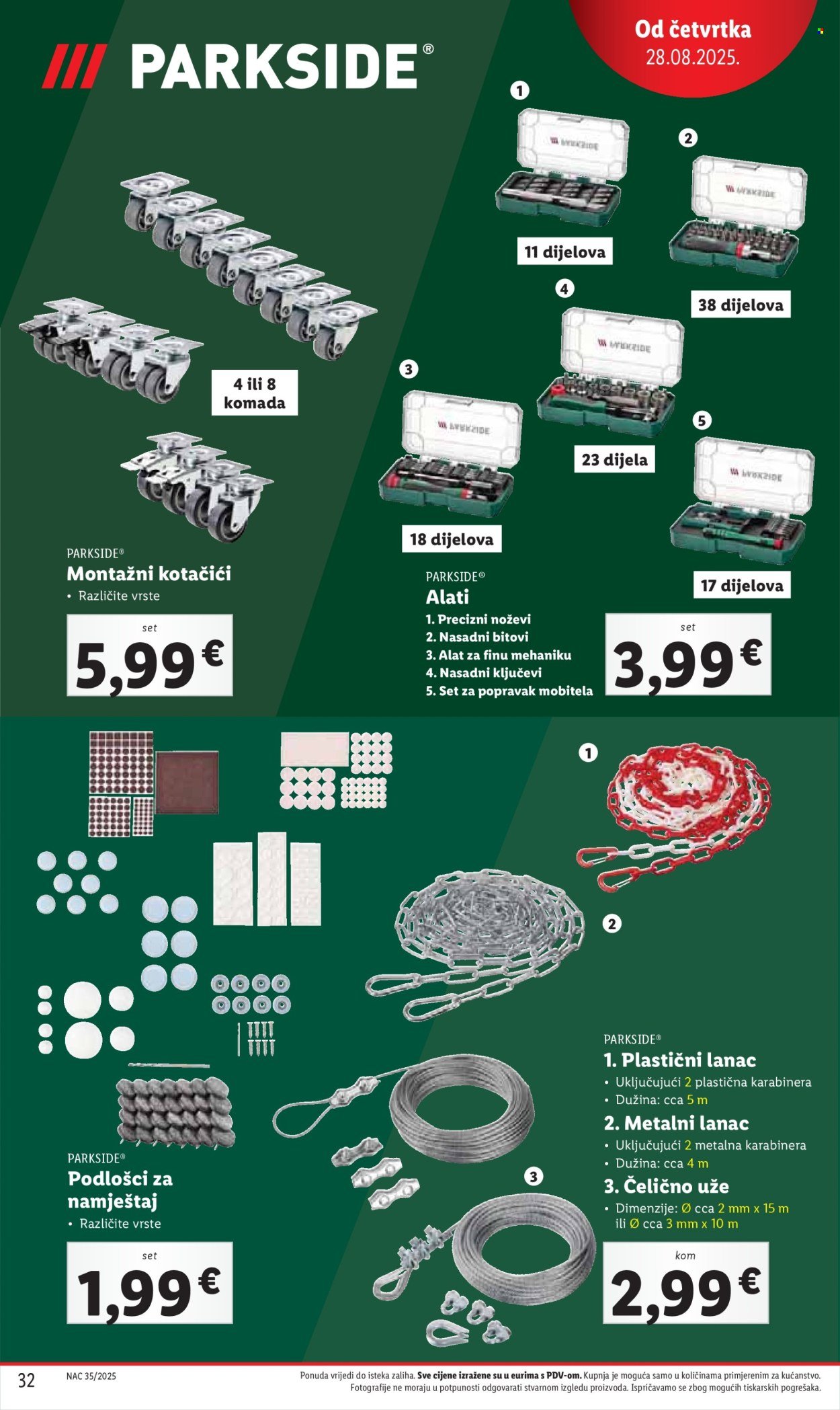 LIDL katalog - Od četvrtka 28.08.2025.