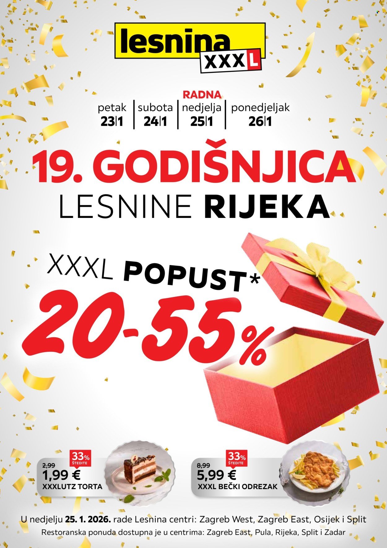 LESNINA katalog - 19. godišnjica Lesnine Rijeka