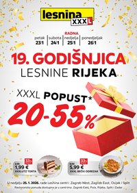 LESNINA katalog - 19. godišnjica Lesnine Rijeka