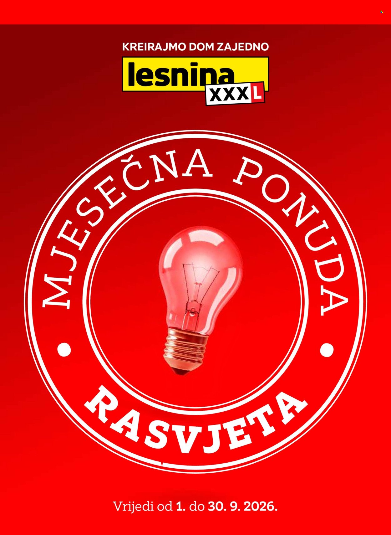 LESNINA katalog - Mjesečna ponuda rasvjete