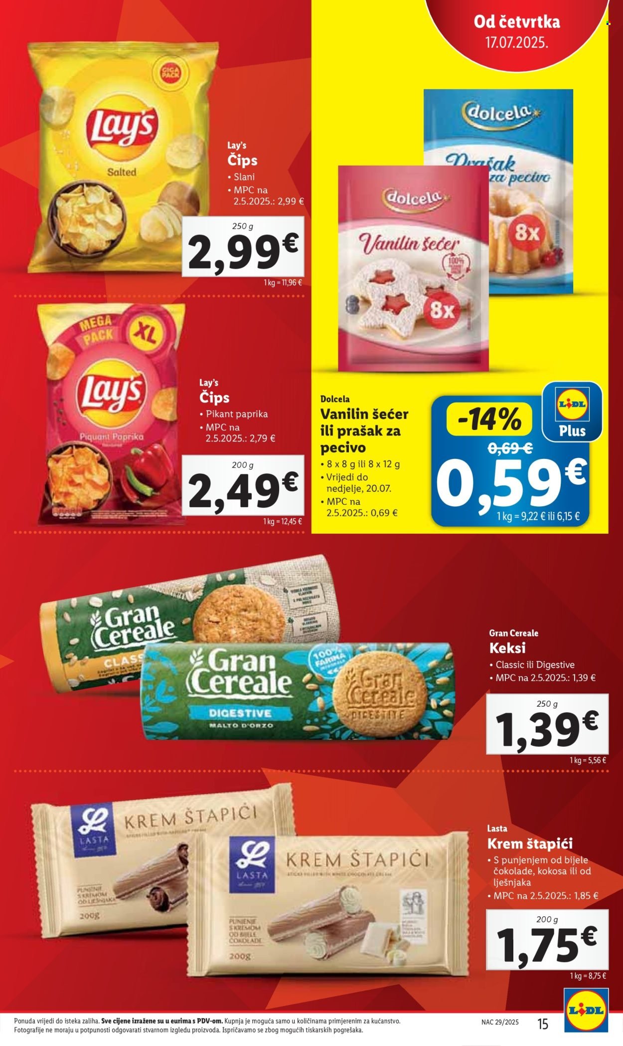 LIDL katalog - Od četvrtka 17.07.2025.