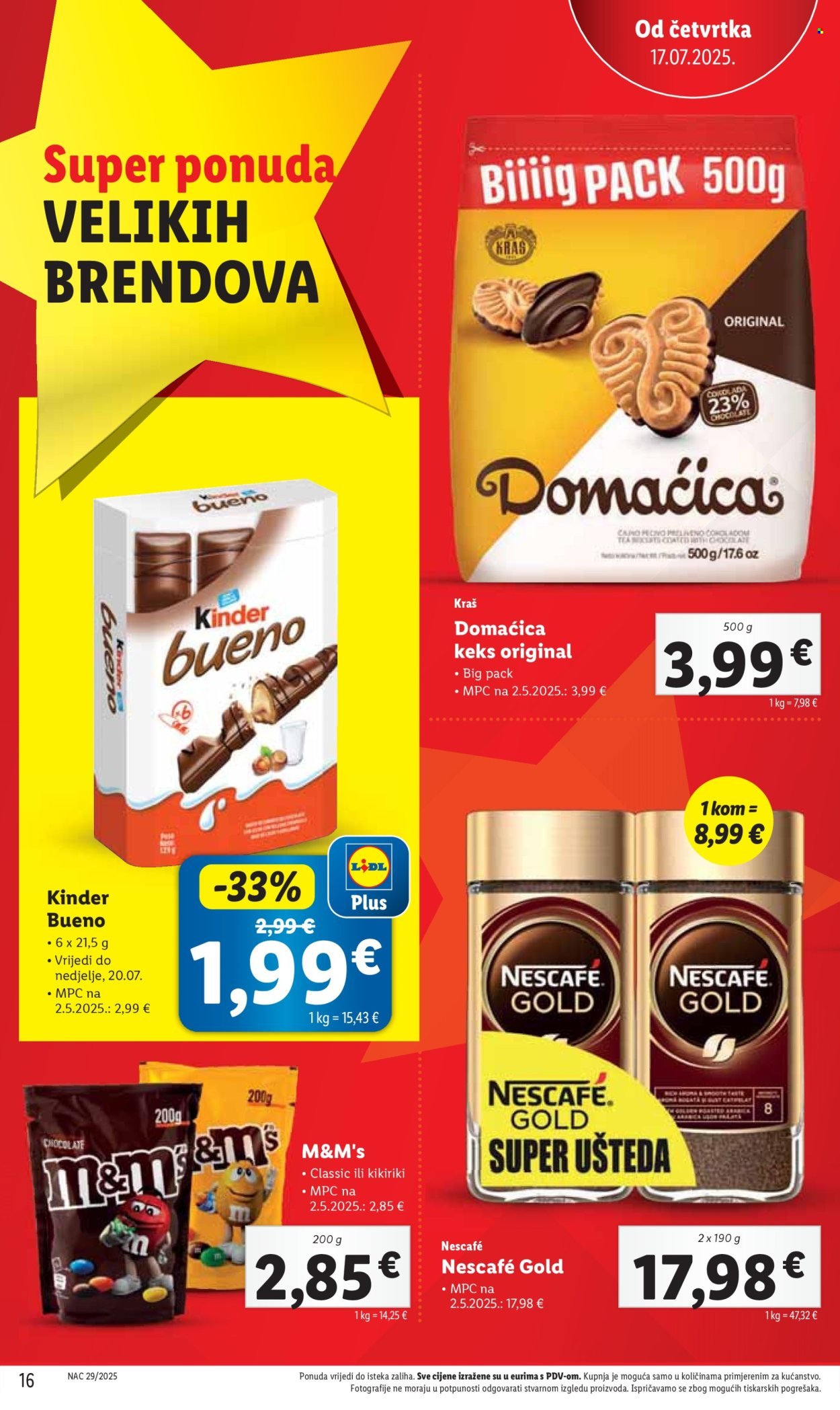 LIDL katalog - Od četvrtka 17.07.2025.