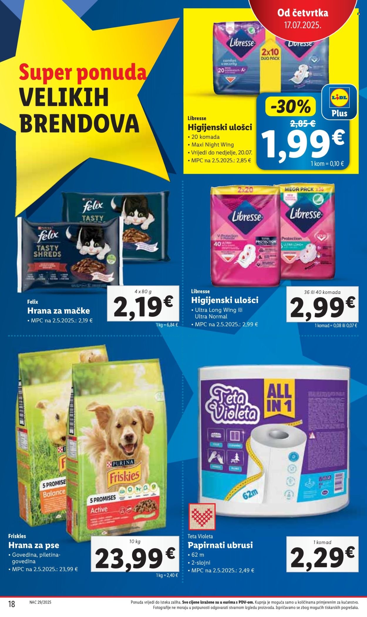 LIDL katalog - Od četvrtka 17.07.2025.