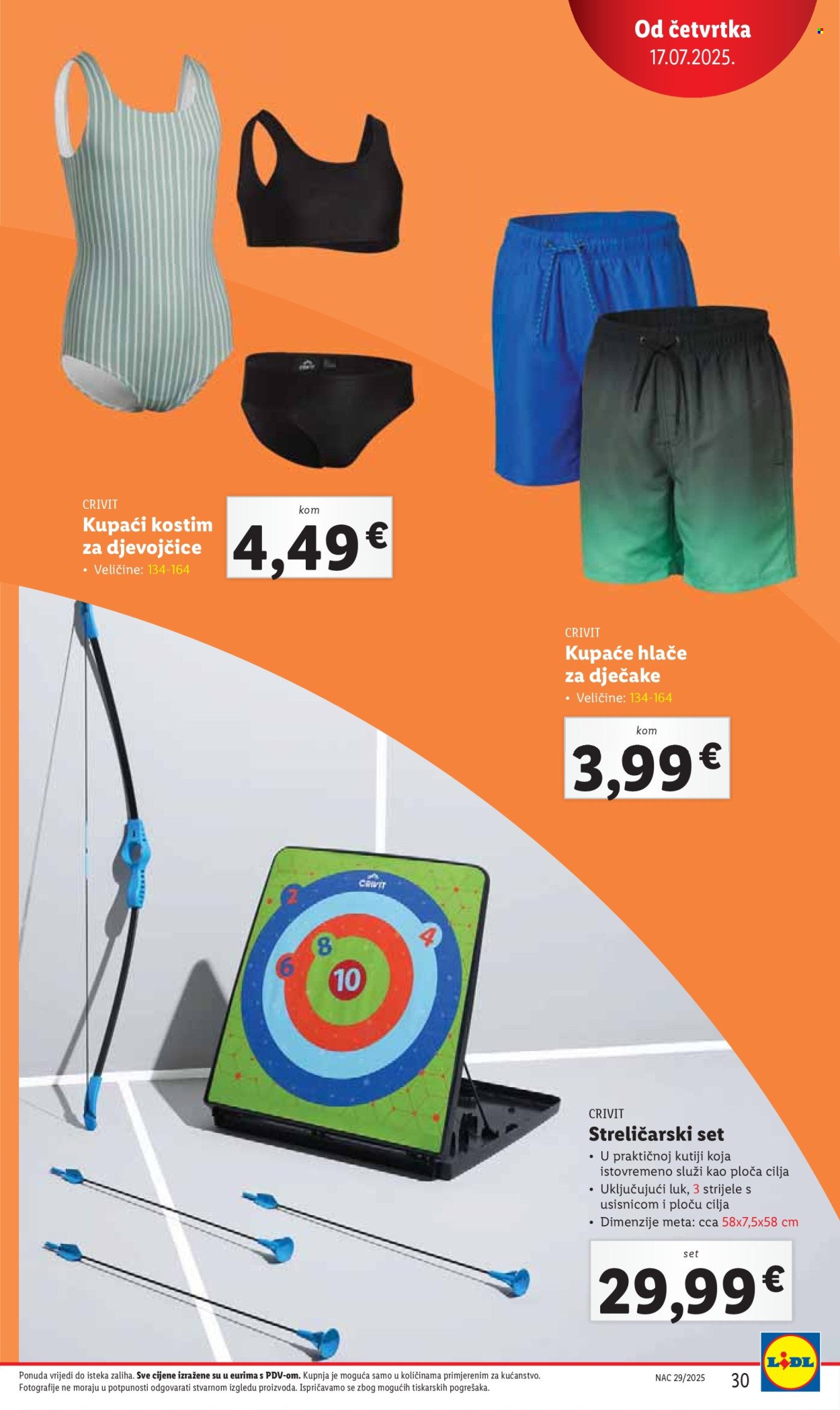 LIDL katalog - Od četvrtka 17.07.2025.