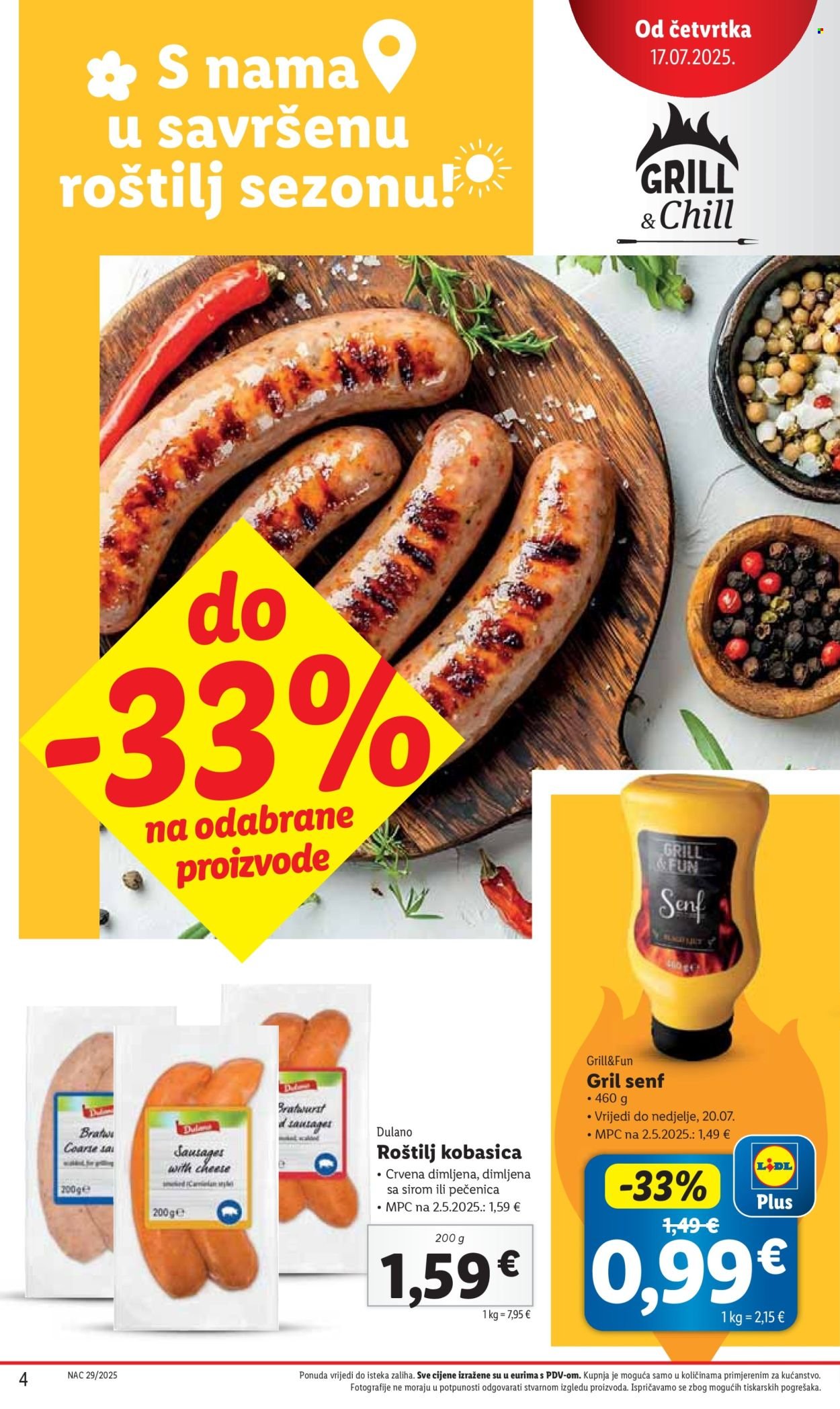 LIDL katalog - Od četvrtka 17.07.2025.