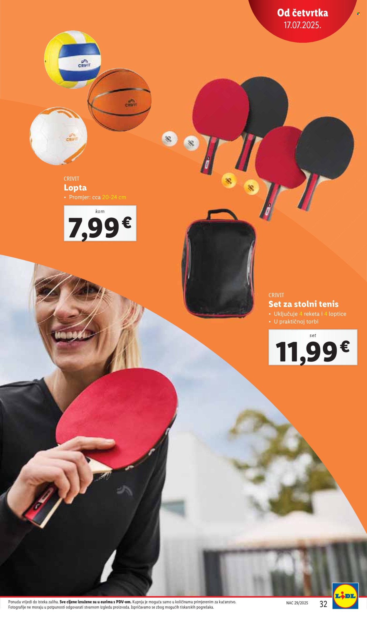 LIDL katalog - Od četvrtka 17.07.2025.