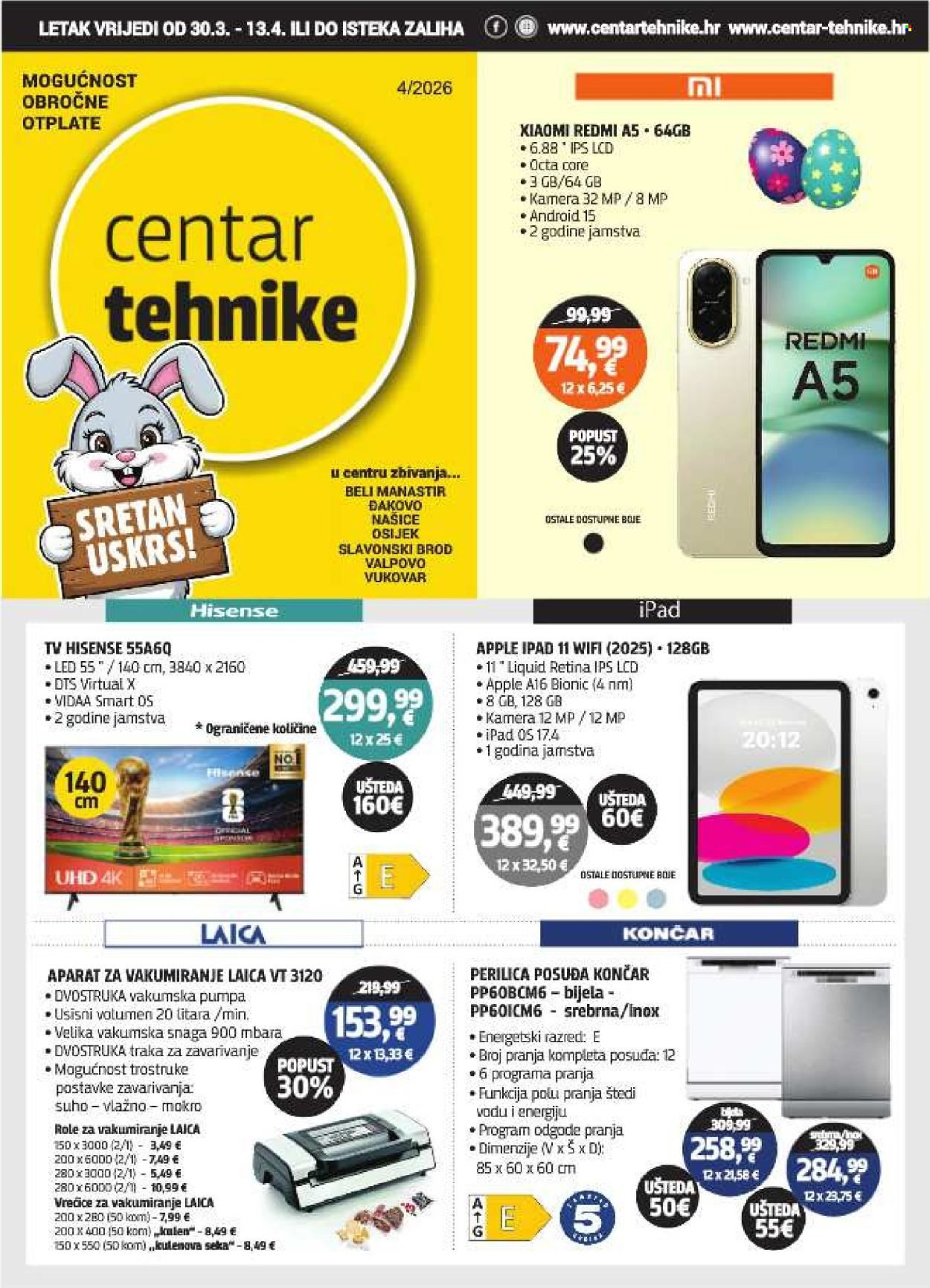 CENTAR TEHNIKE katalog - Od ponedeljka 30.03.2026.