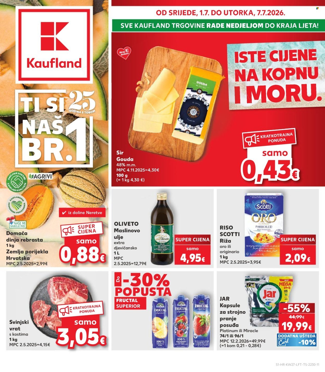 KAUFLAND katalog - ISTE CIJENE NA KOPNU I MORU