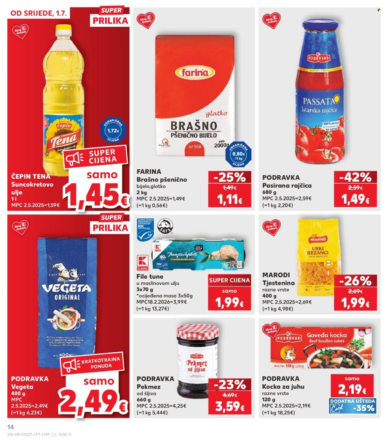 KAUFLAND katalog - ISTE CIJENE NA KOPNU I MORU