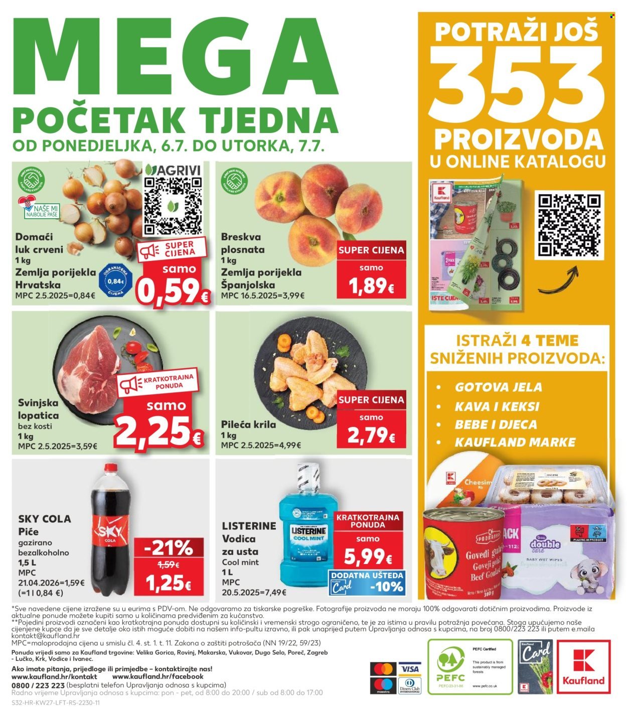 KAUFLAND katalog - ISTE CIJENE NA KOPNU I MORU