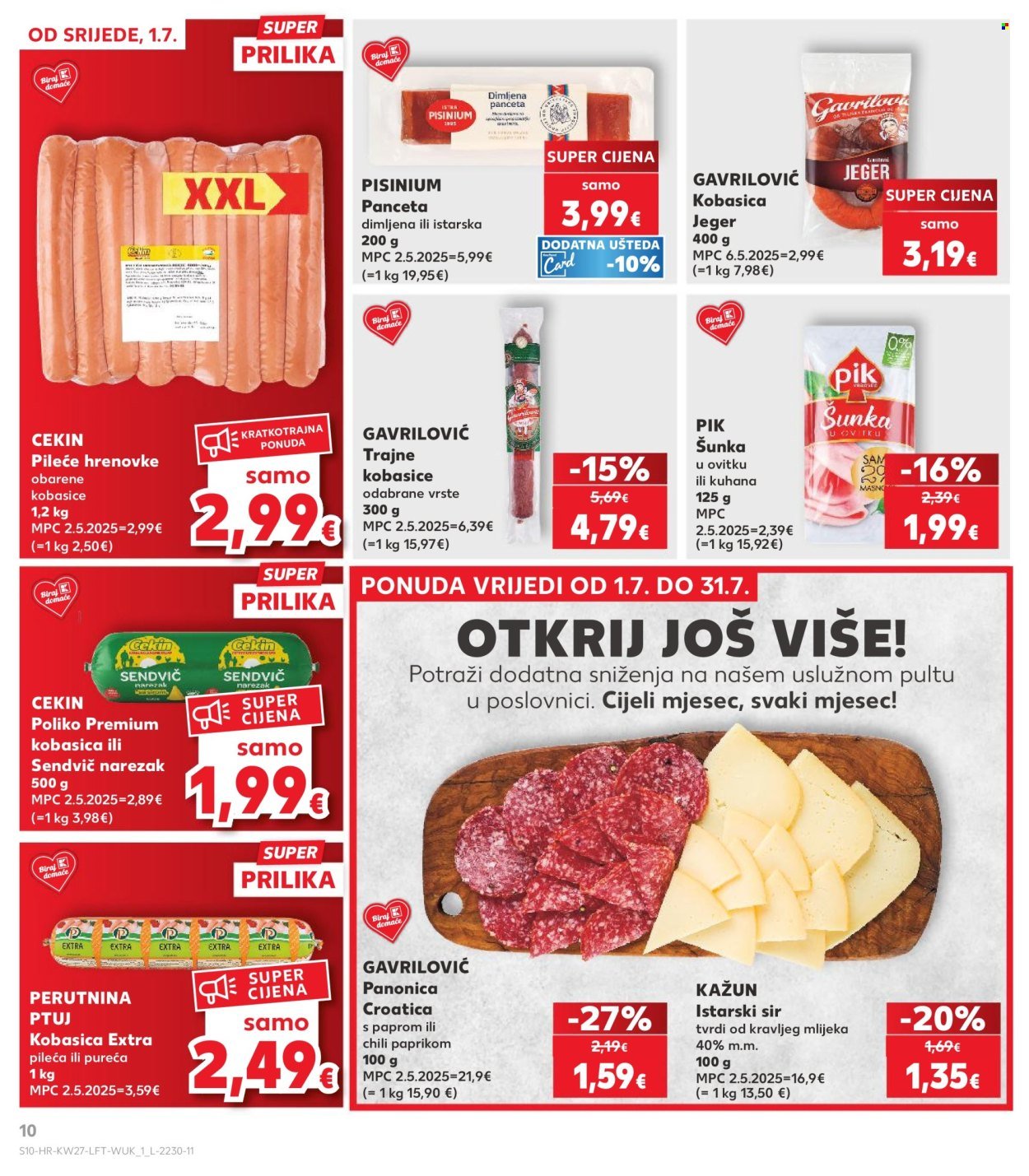 KAUFLAND katalog - ISTE CIJENE NA KOPNU I MORU