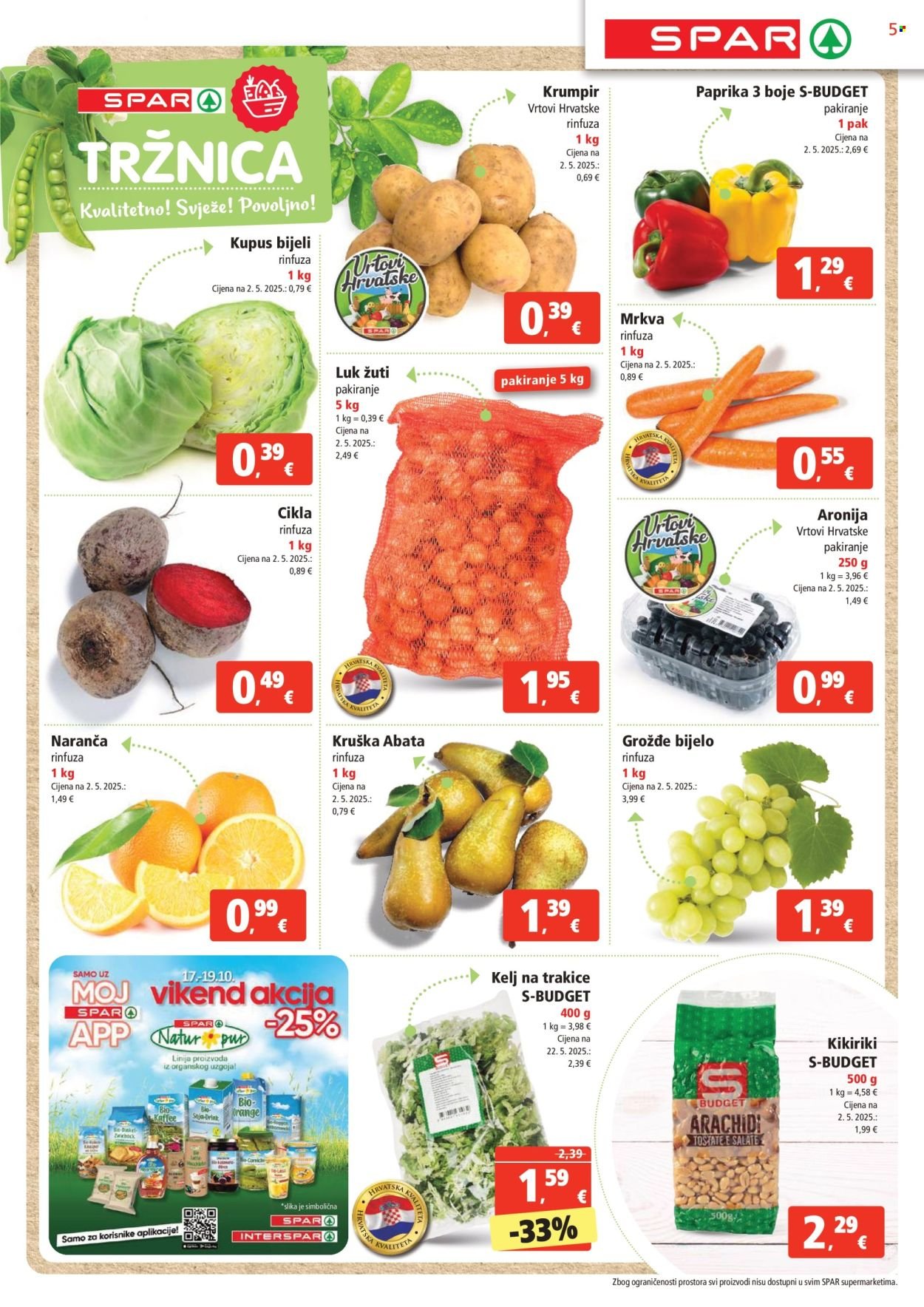 SPAR katalog - Od srijede 15.10.2025.