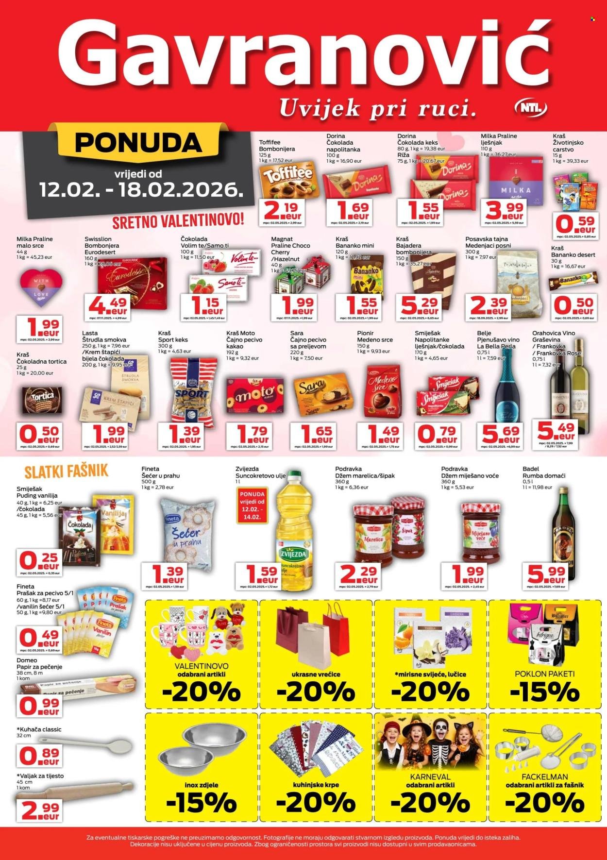 GAVRANOVIĆ katalog - Od četvrtka 12.02.2026.