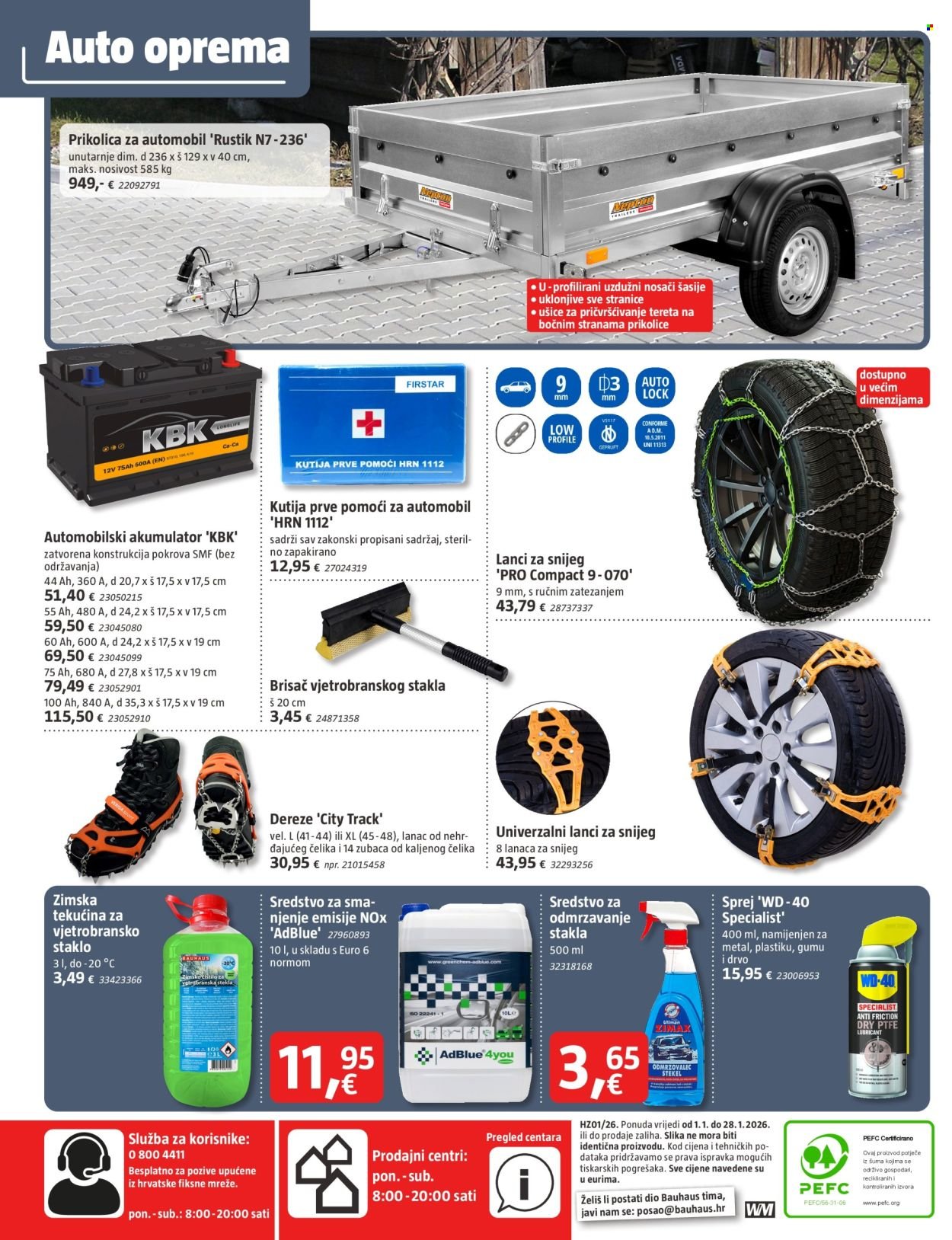 BAUHAUS katalog - Letak Siječanj 2026.