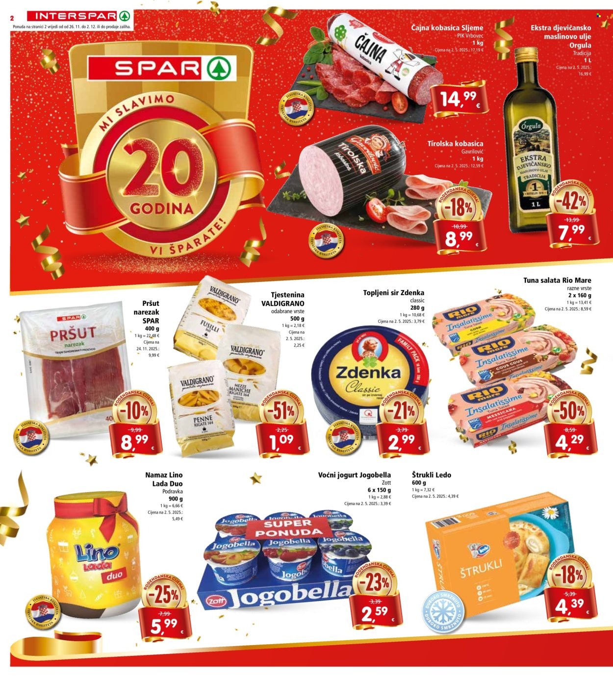 INTERSPAR katalog - Od srijede 26.11.2025.