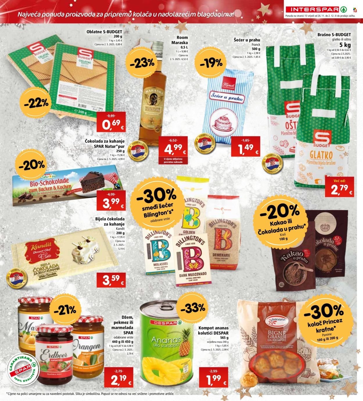 INTERSPAR katalog - Od srijede 26.11.2025.
