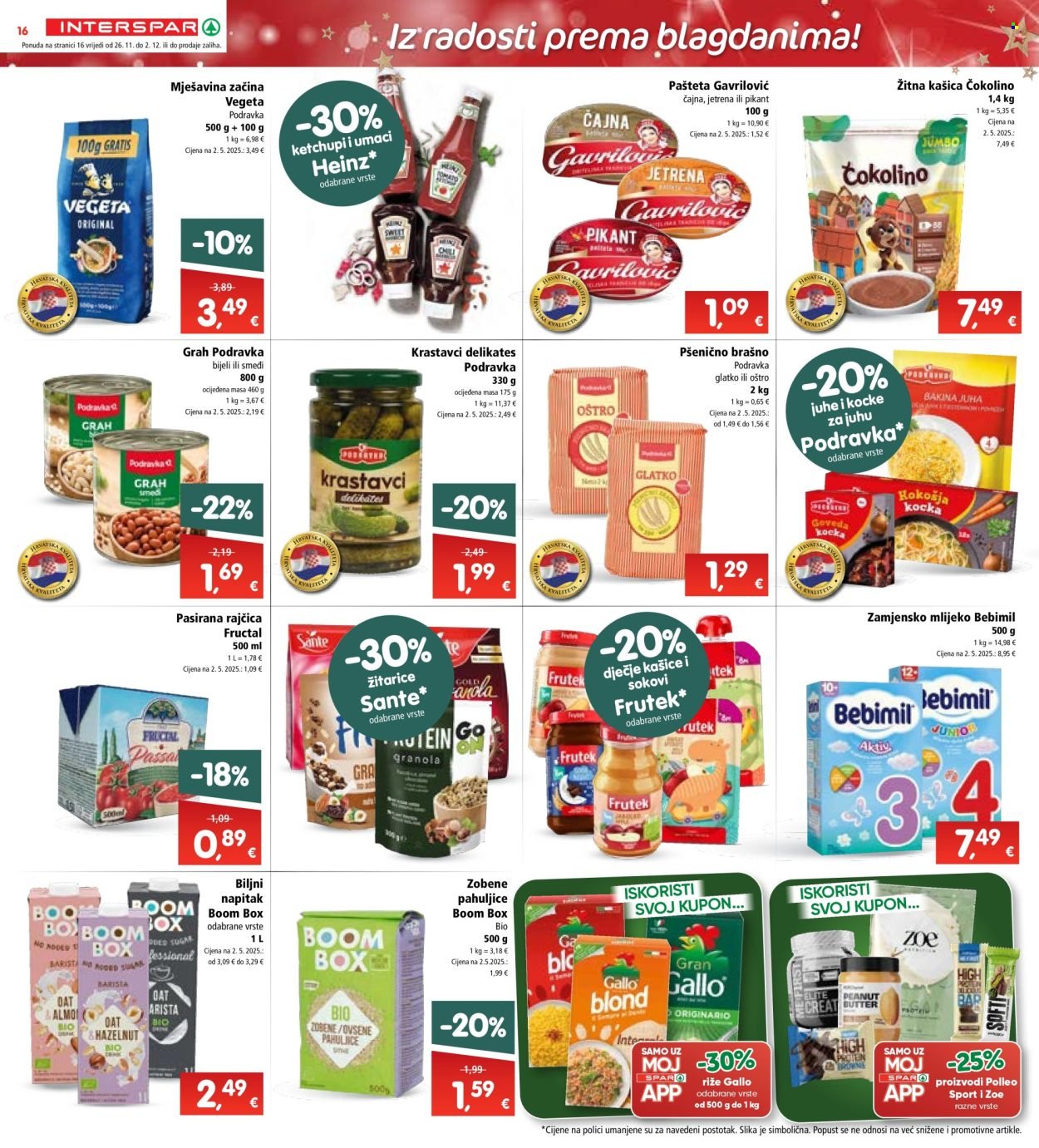 INTERSPAR katalog - Od srijede 26.11.2025.