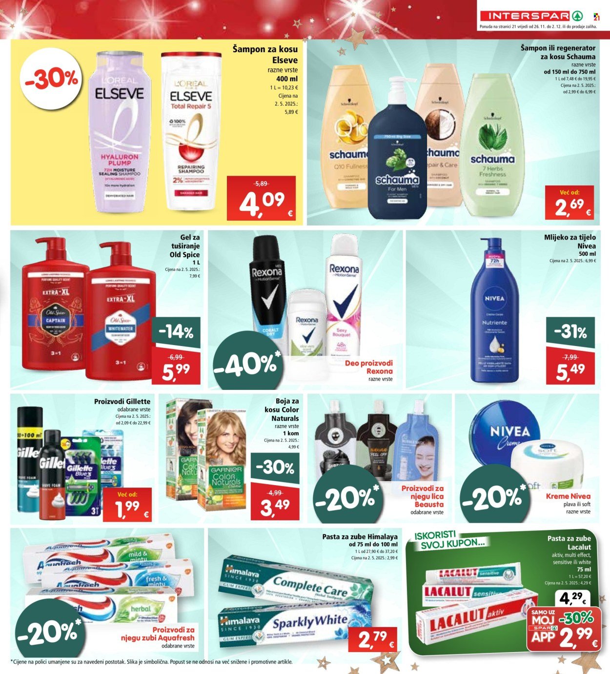 INTERSPAR katalog - Od srijede 26.11.2025.