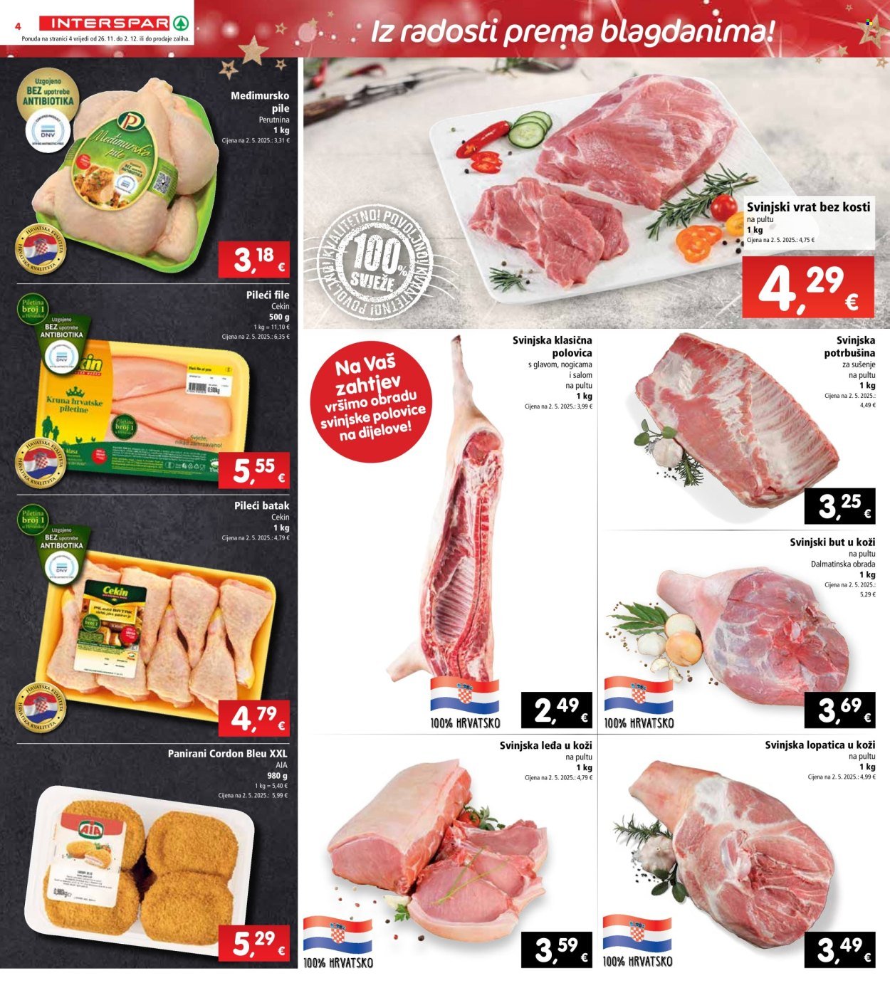 INTERSPAR katalog - Od srijede 26.11.2025.
