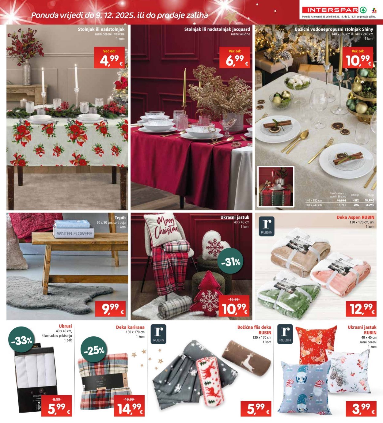 INTERSPAR katalog - Od srijede 26.11.2025.