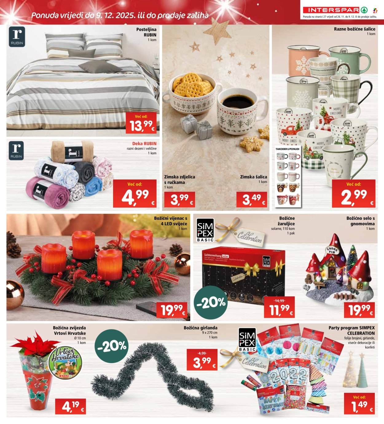 INTERSPAR katalog - Od srijede 26.11.2025.