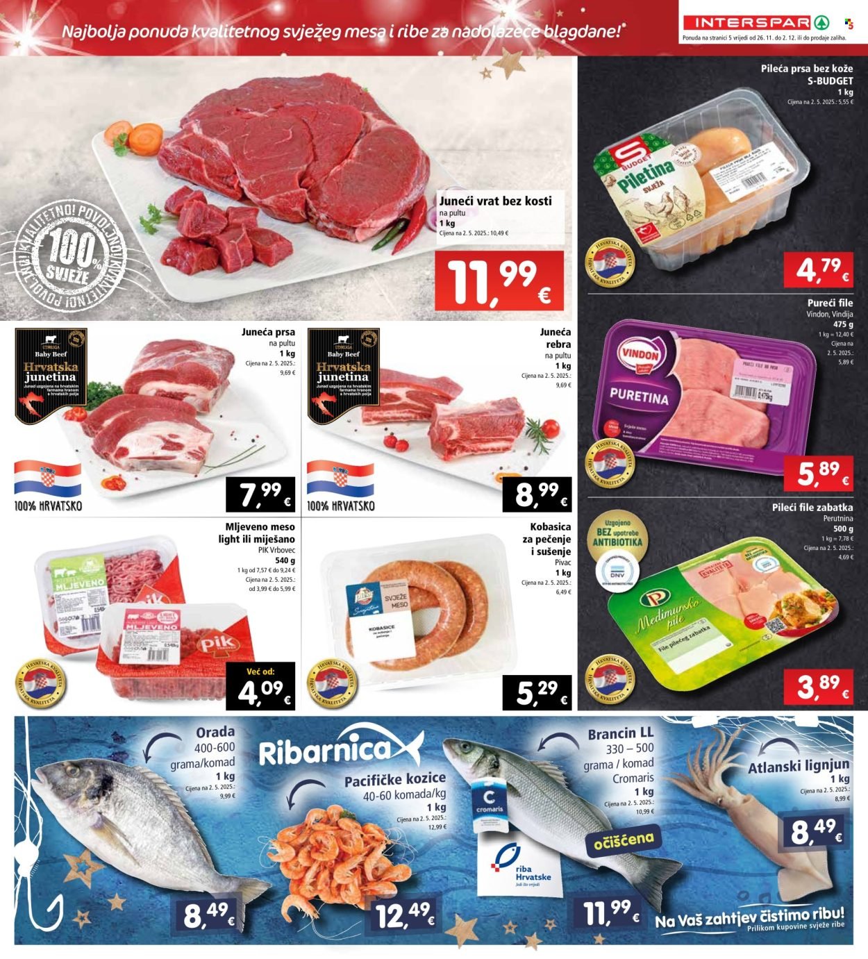INTERSPAR katalog - Od srijede 26.11.2025.