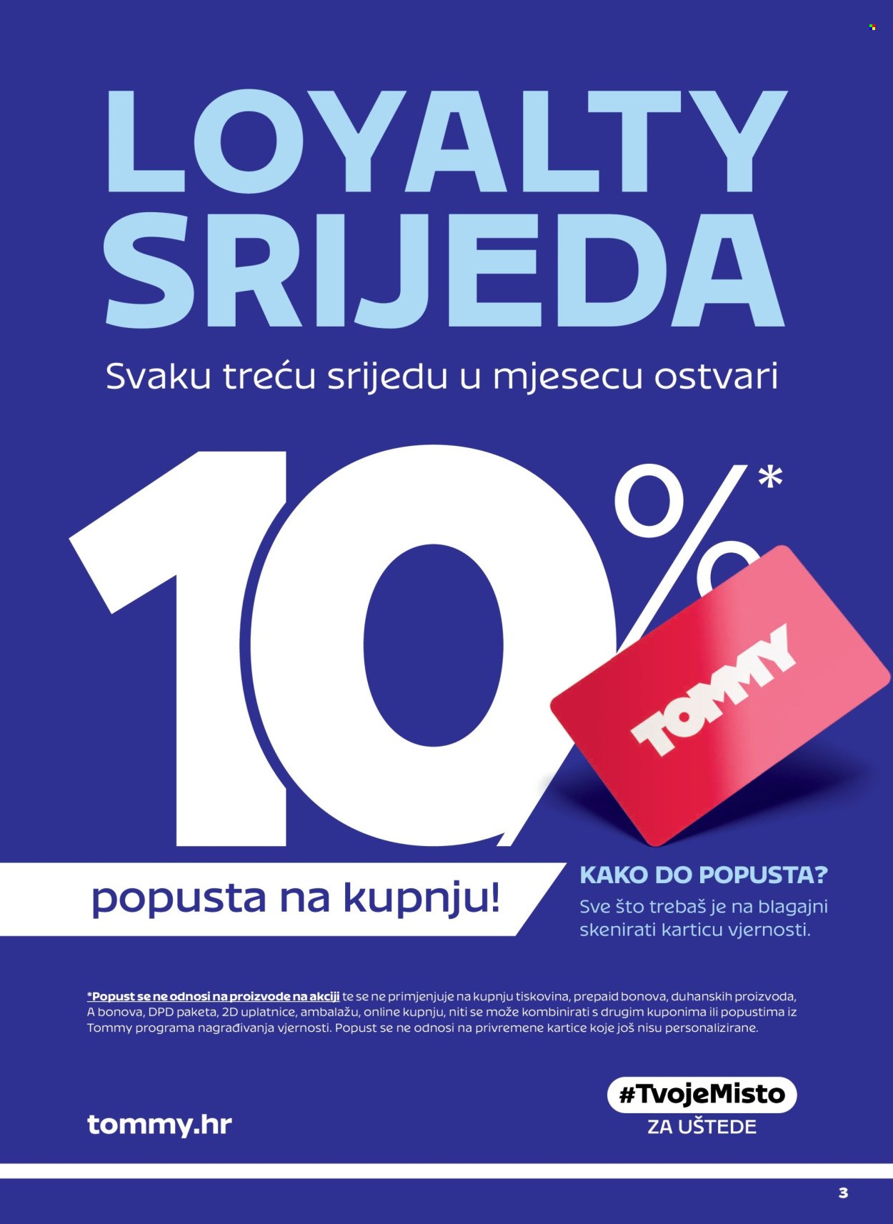 TOMMY katalog - Pogodnosti za Tommy vjerne članove