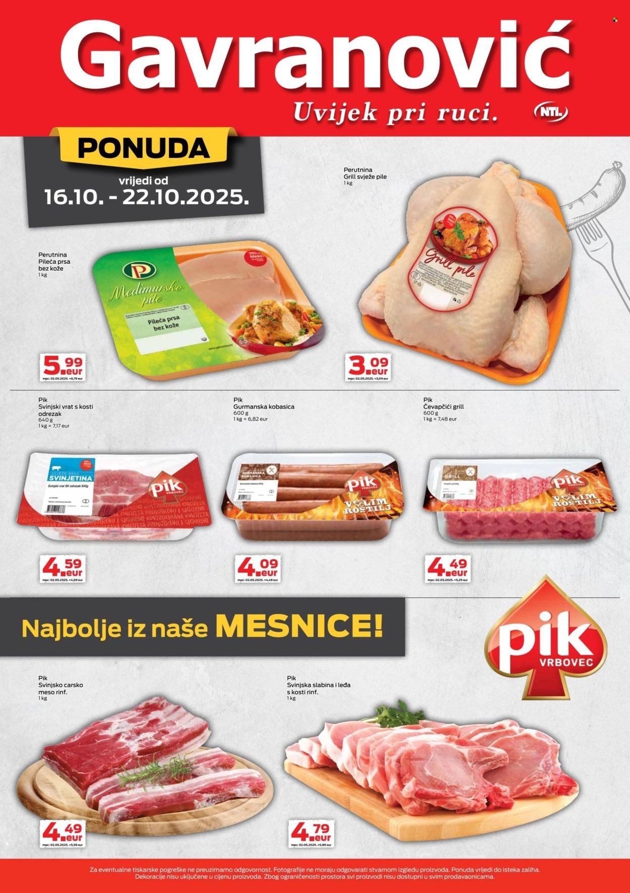 GAVRANOVIĆ katalog - Od četvrtka 16.10.2025.