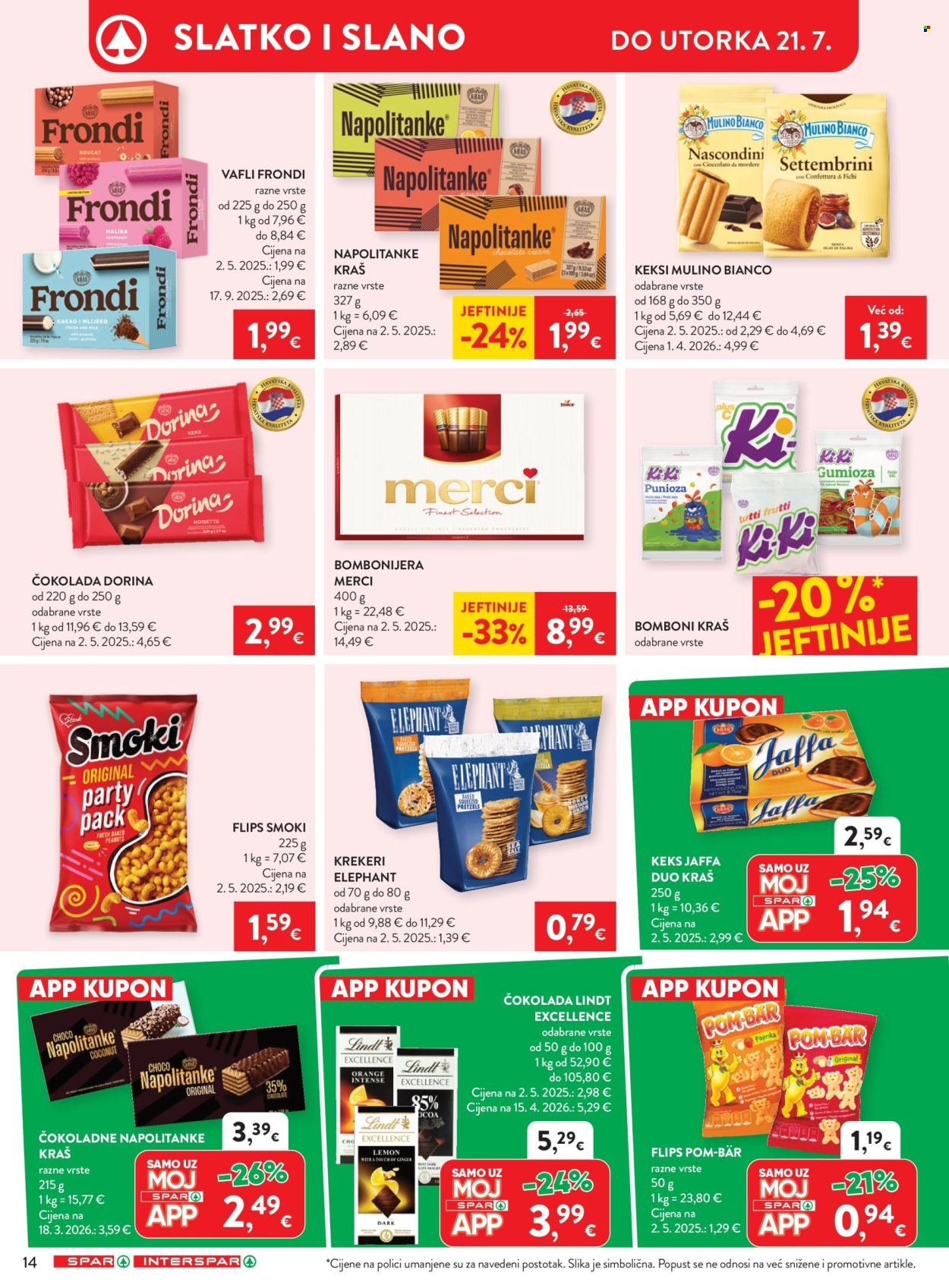 SPAR katalog - Od srijede 15.07.2026.