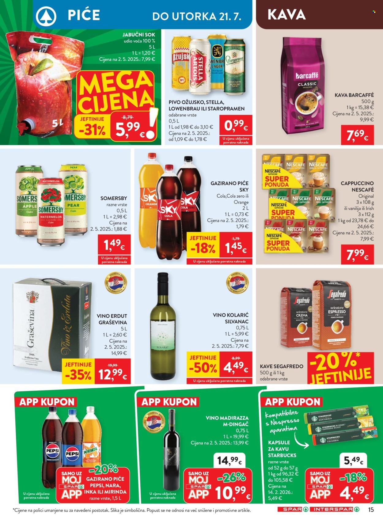 SPAR katalog - Od srijede 15.07.2026.