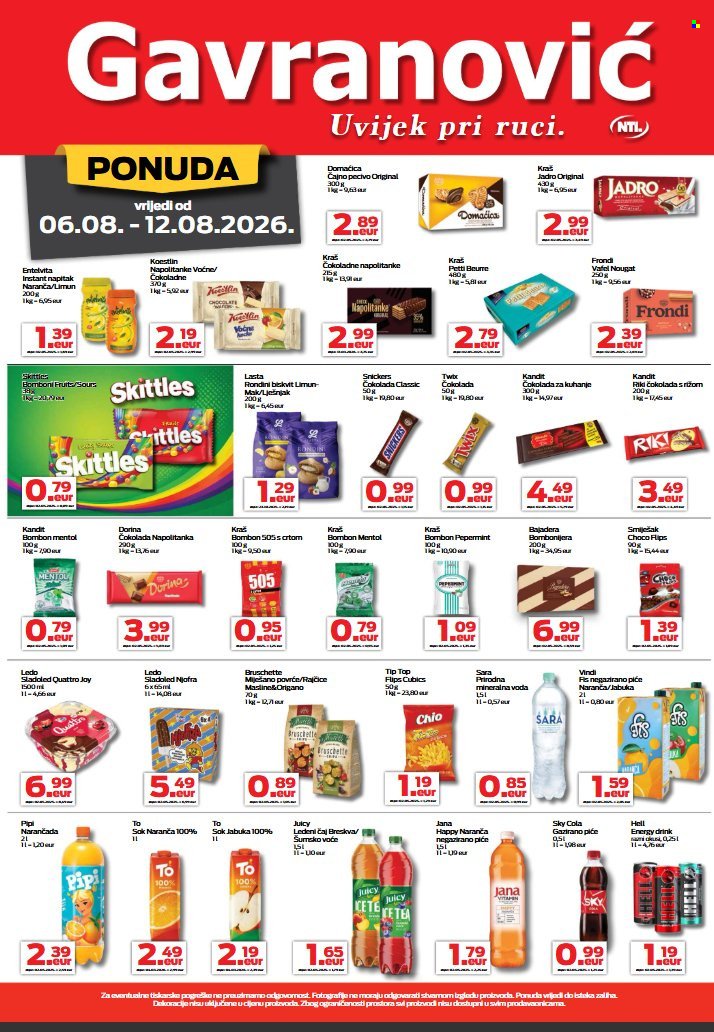GAVRANOVIĆ katalog - Od četvrtka 06.08.2026.