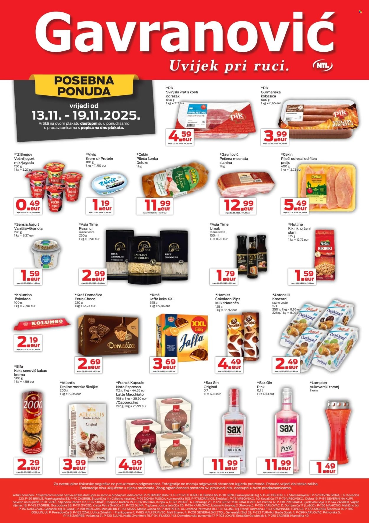 GAVRANOVIĆ katalog - Od četvrtka 13.11.2025.
