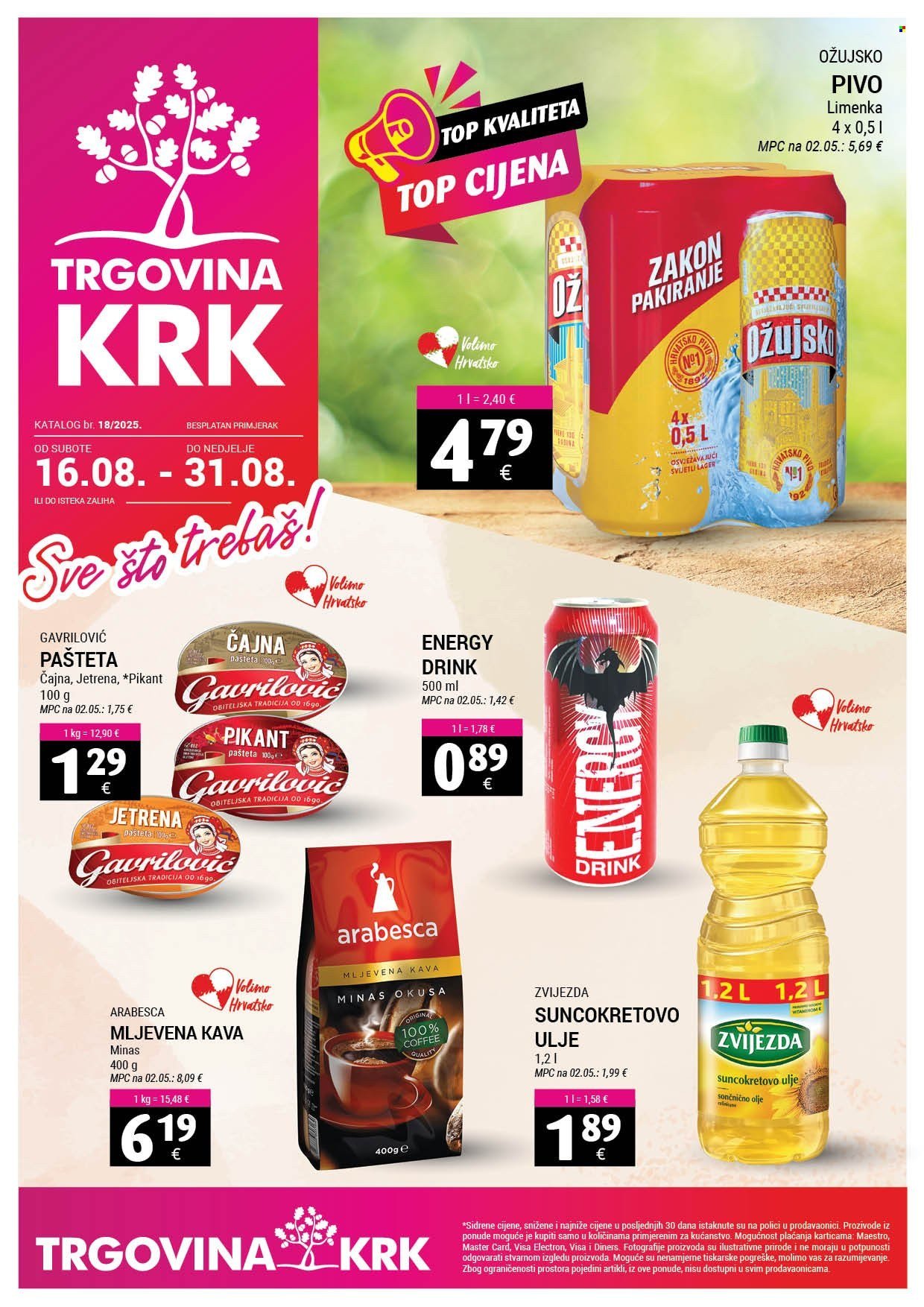 TRGOVINA KRK katalog - Od subote 16.08.2025.