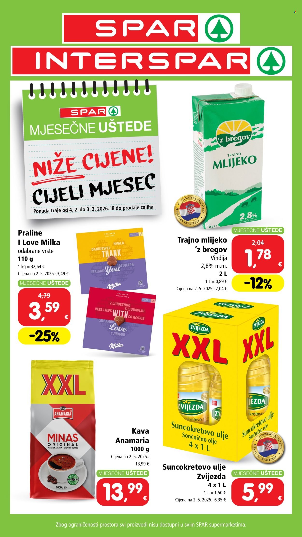 INTERSPAR katalog - Mjesečne uštede