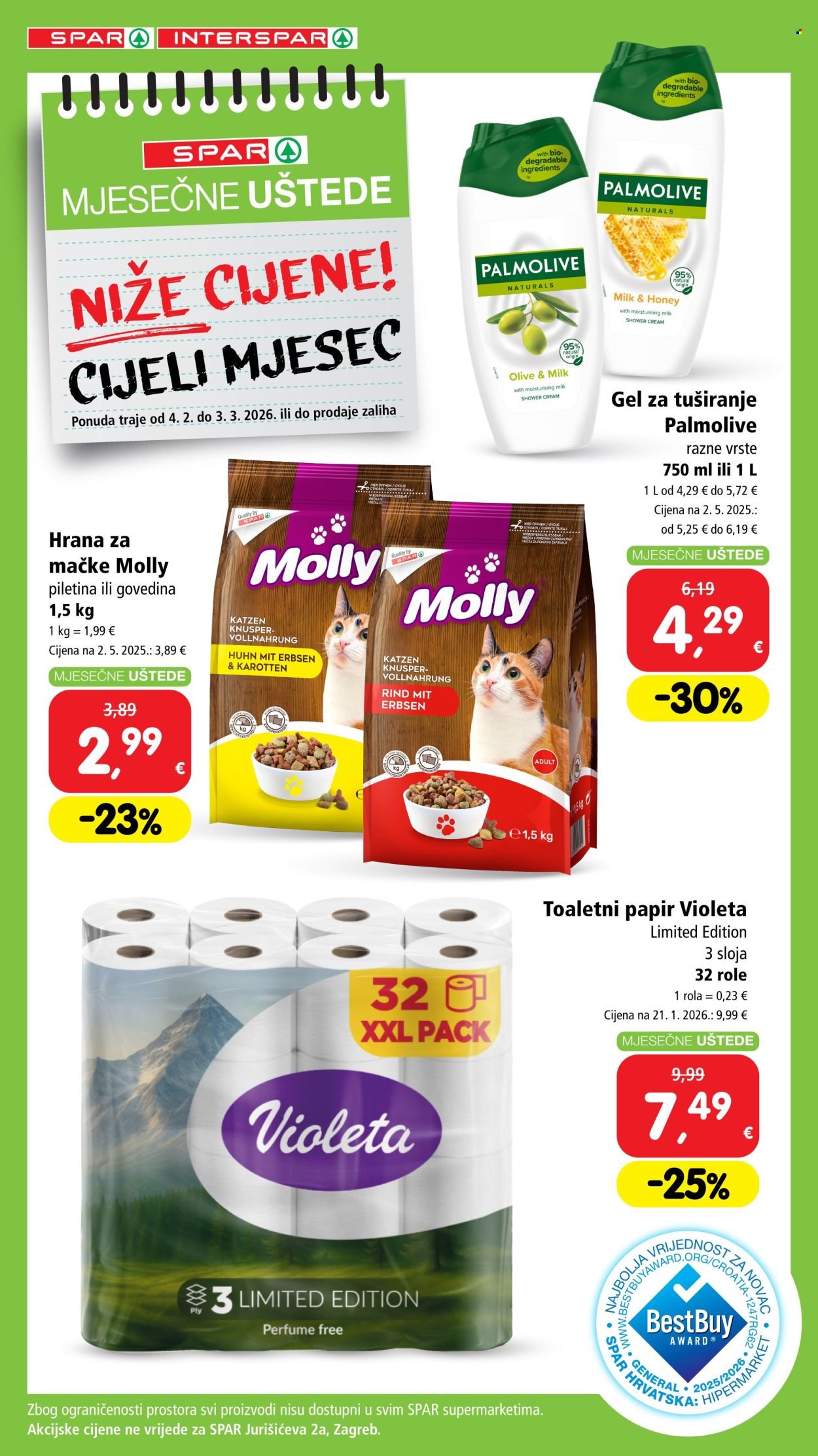 INTERSPAR katalog - Mjesečne uštede