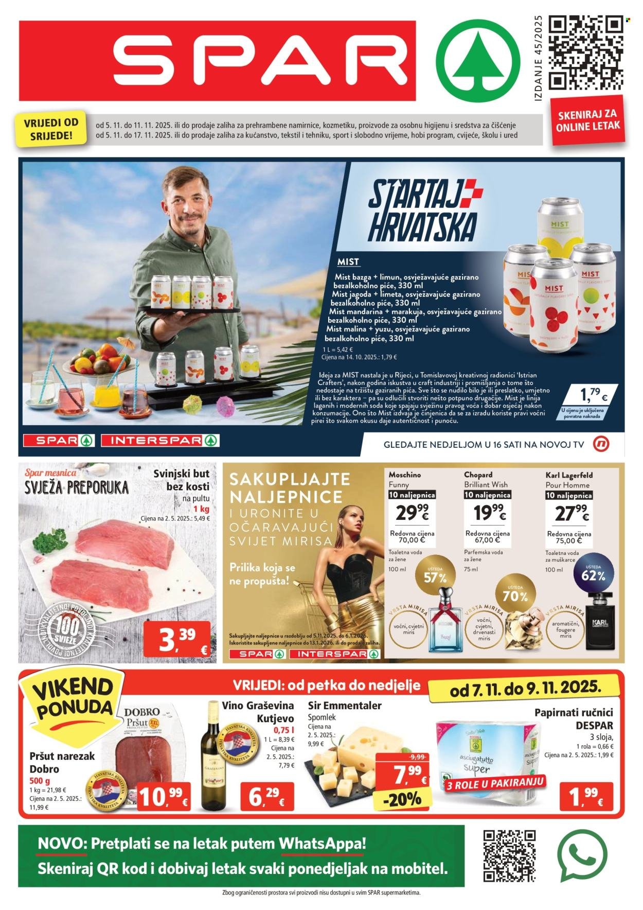 SPAR katalog - Od srijede 05.11.2025.