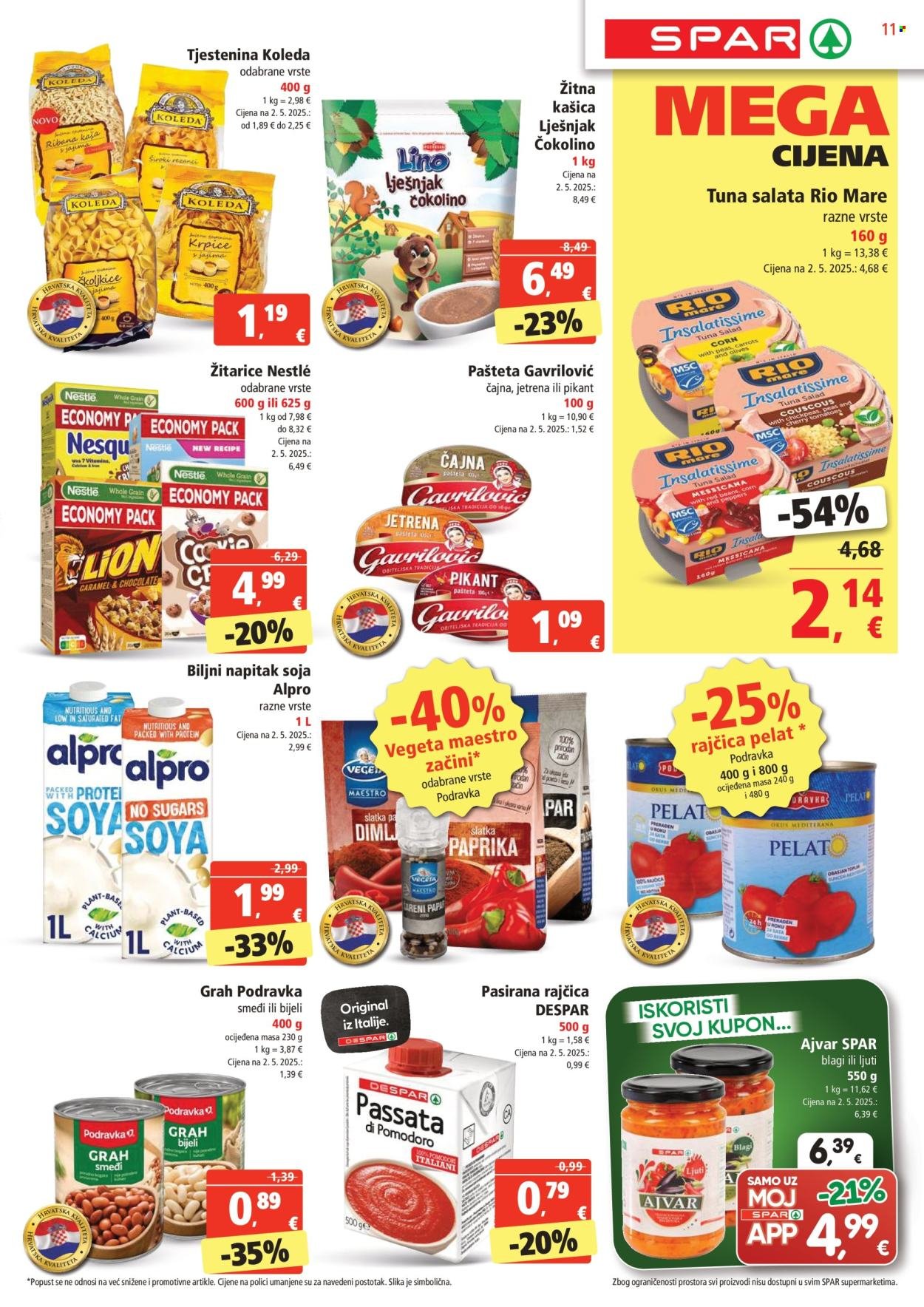 SPAR katalog - Od srijede 05.11.2025.