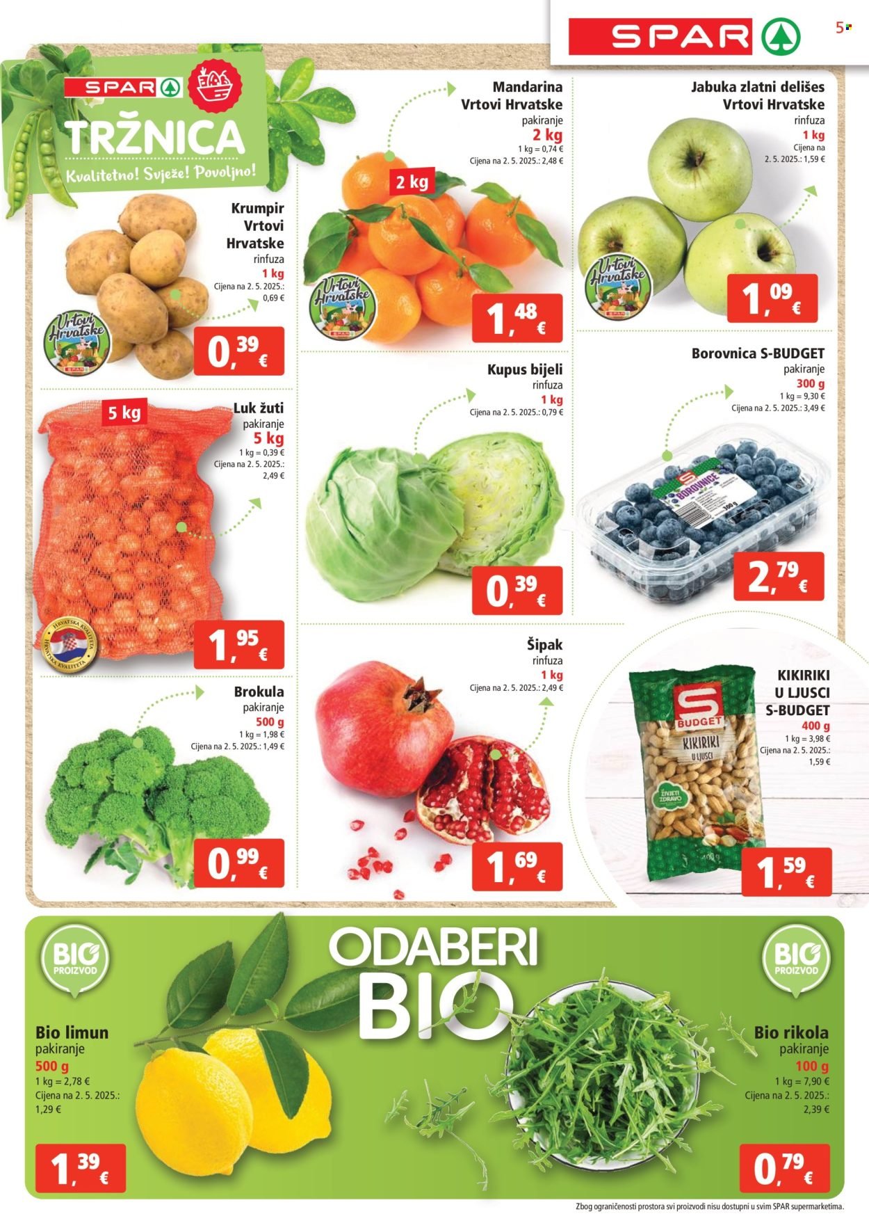 SPAR katalog - Od srijede 05.11.2025.