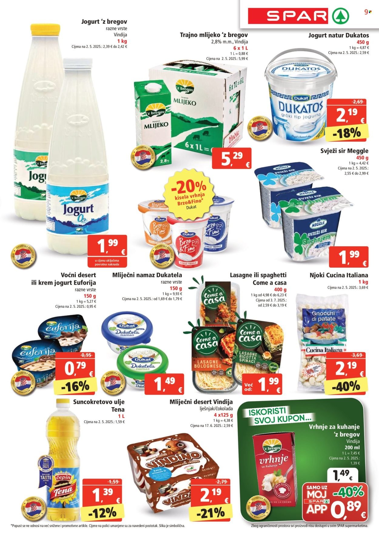SPAR katalog - Od srijede 05.11.2025.