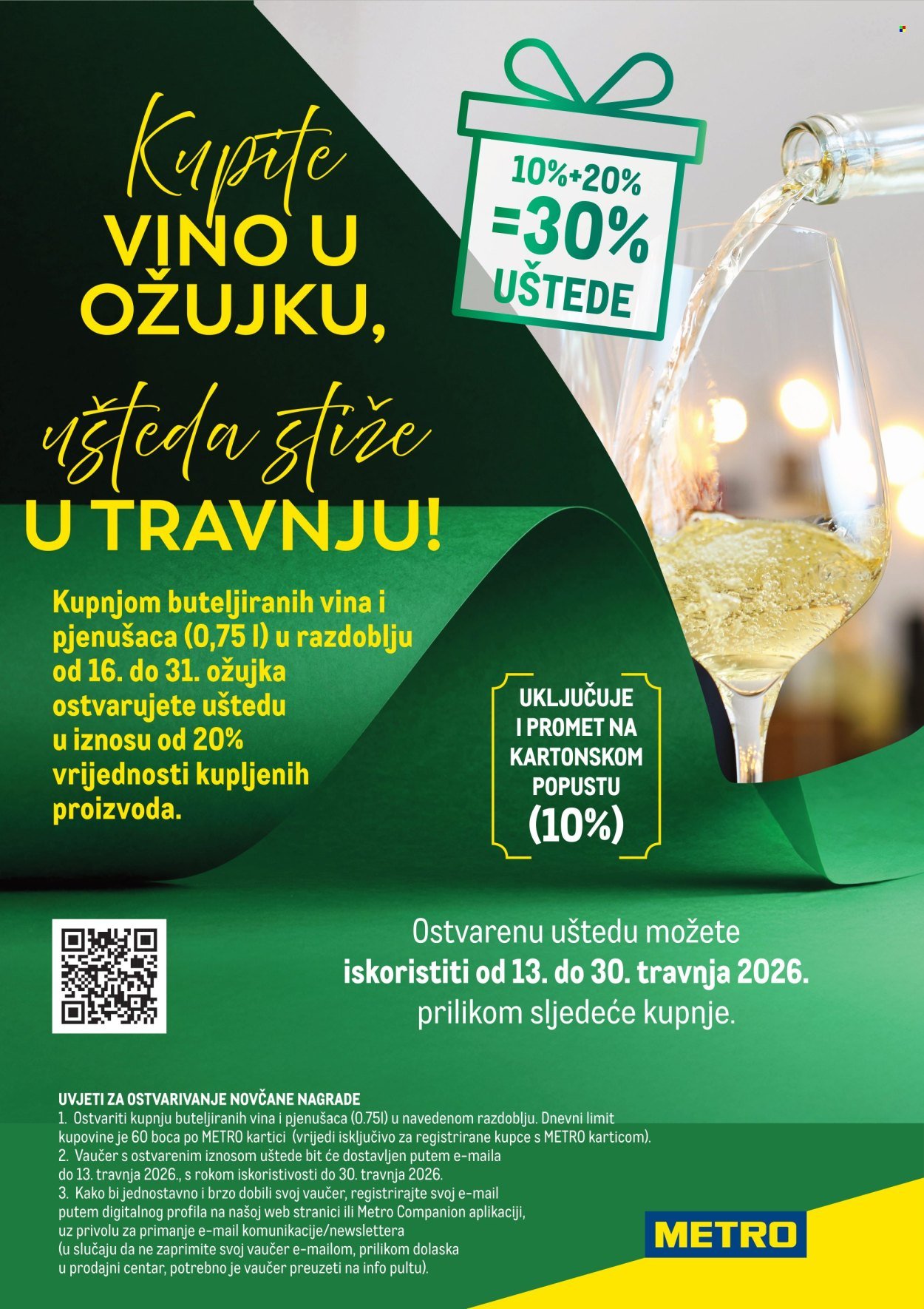 METRO katalog - Kupite vino i ušteda stiže u travnju