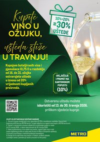 METRO katalog - Kupite vino i ušteda stiže u travnju