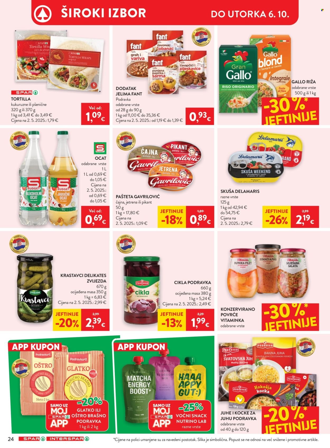 SPAR katalog - Od srijede 30.09.2026.